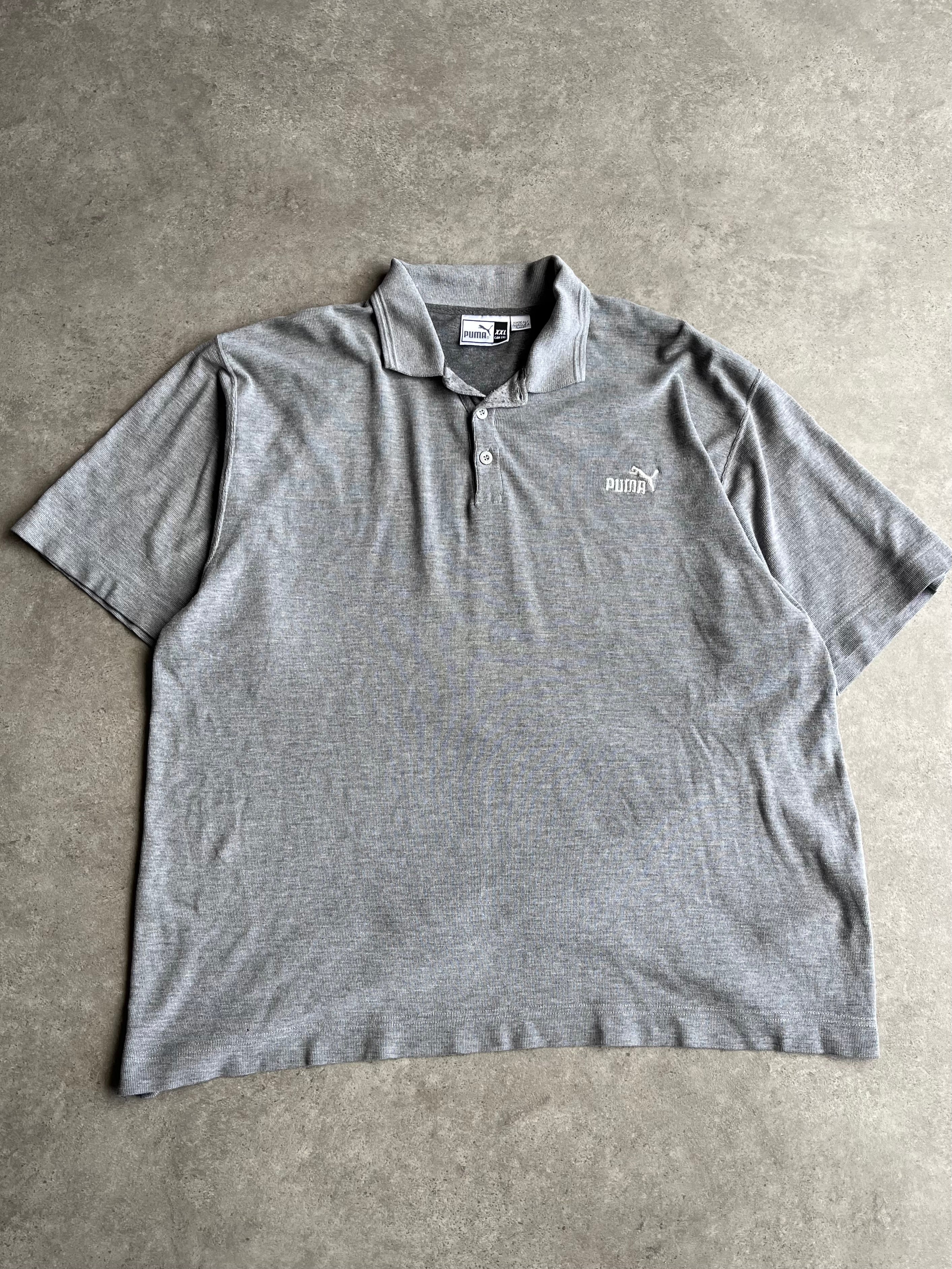 פולו Puma אפורה קלאסית וינטג׳ - XXL