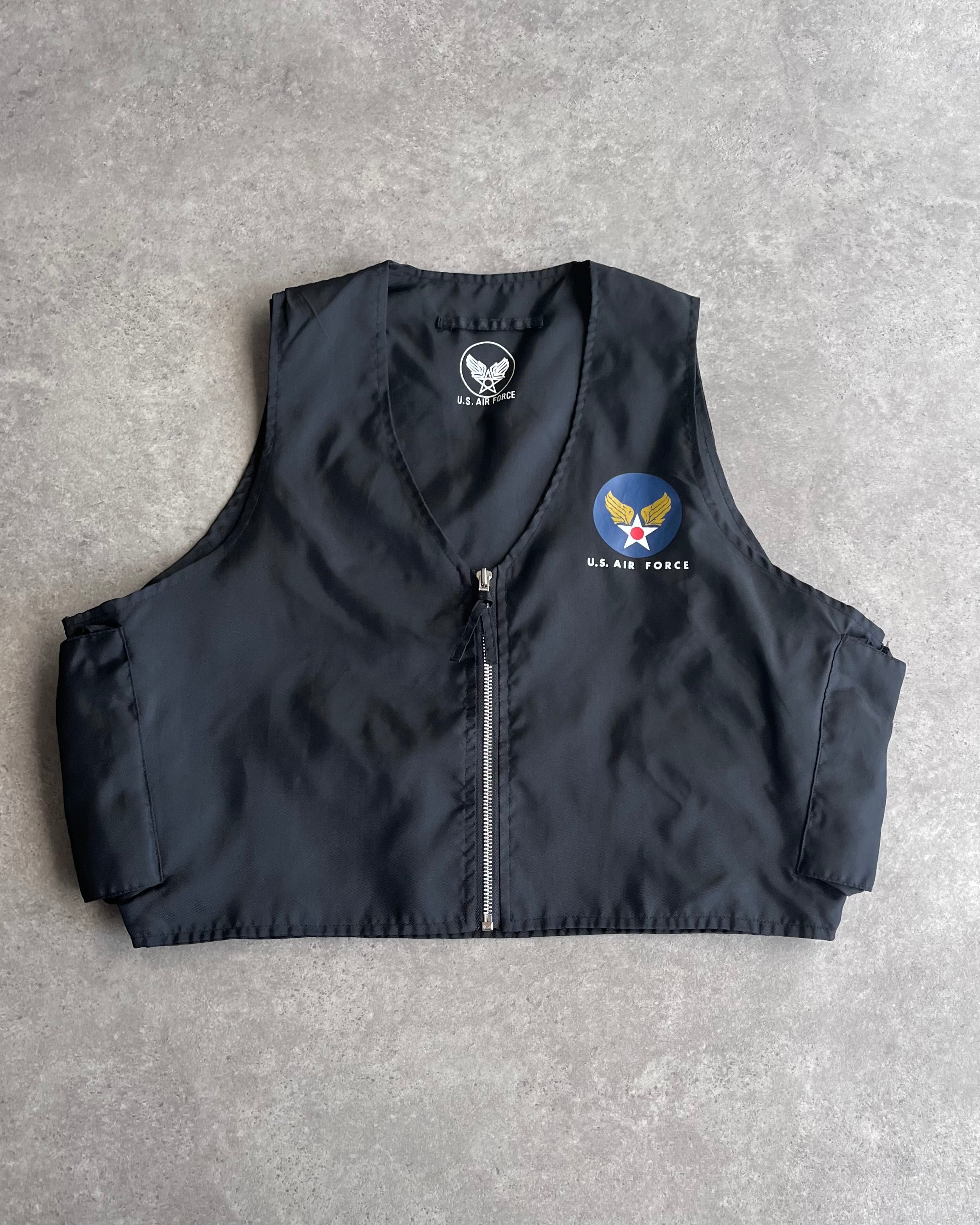 וסט U.S. Air Force שחור וינטג׳ - L