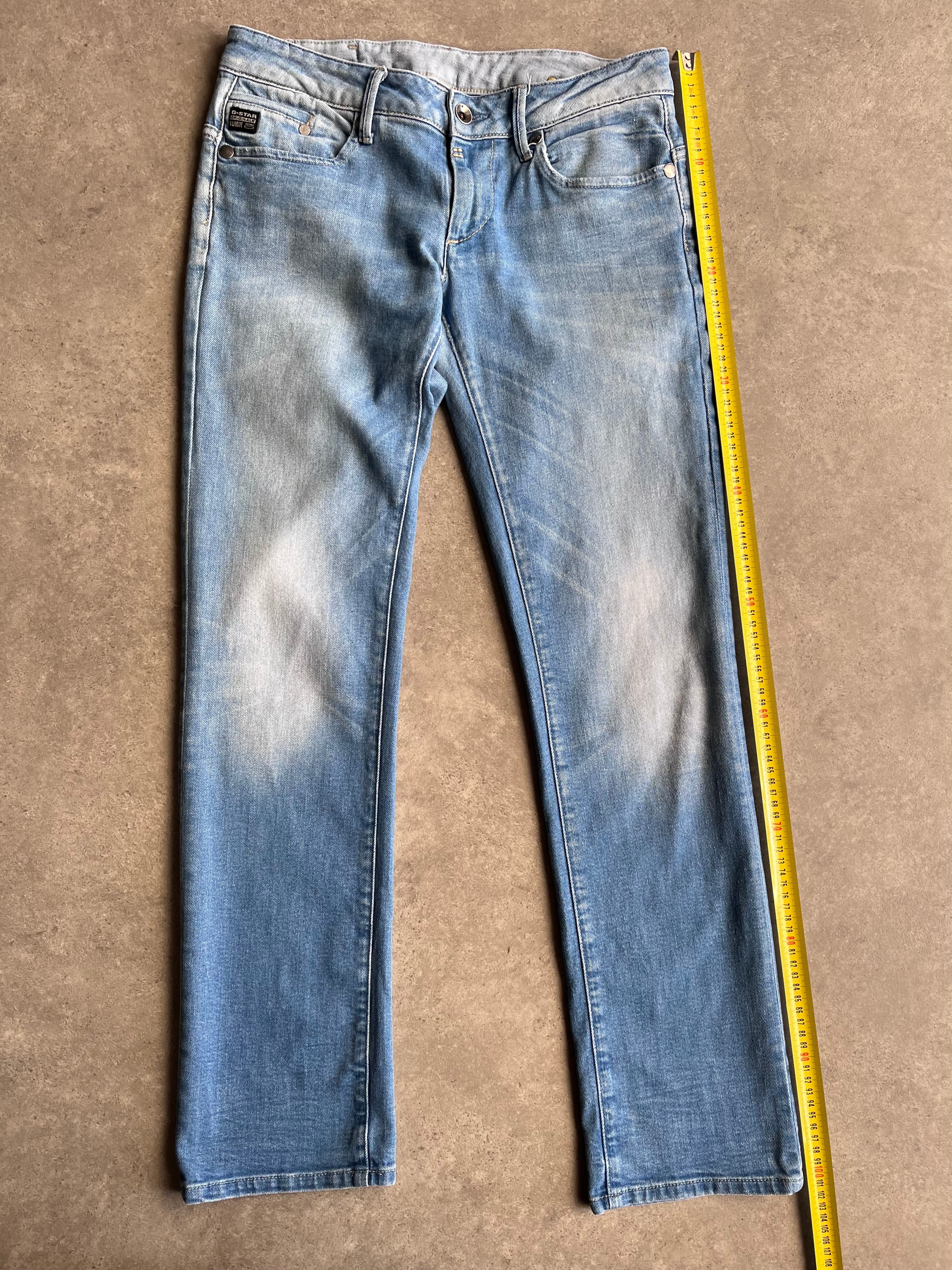 ג׳ינס נמוך G-Star Raw Slim כחול בהיר וינטג׳ - 31