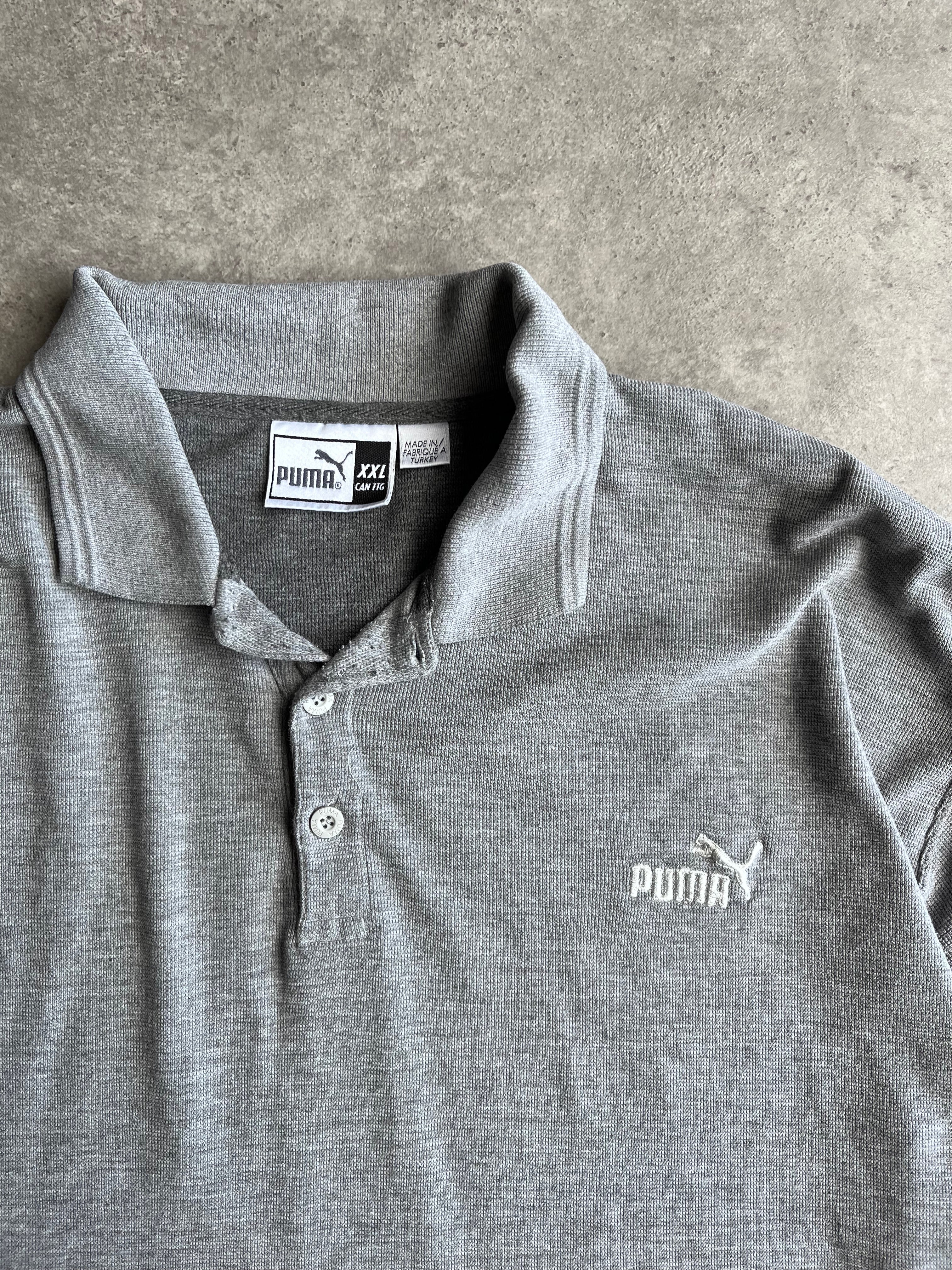 פולו Puma אפורה קלאסית וינטג׳ - XXL