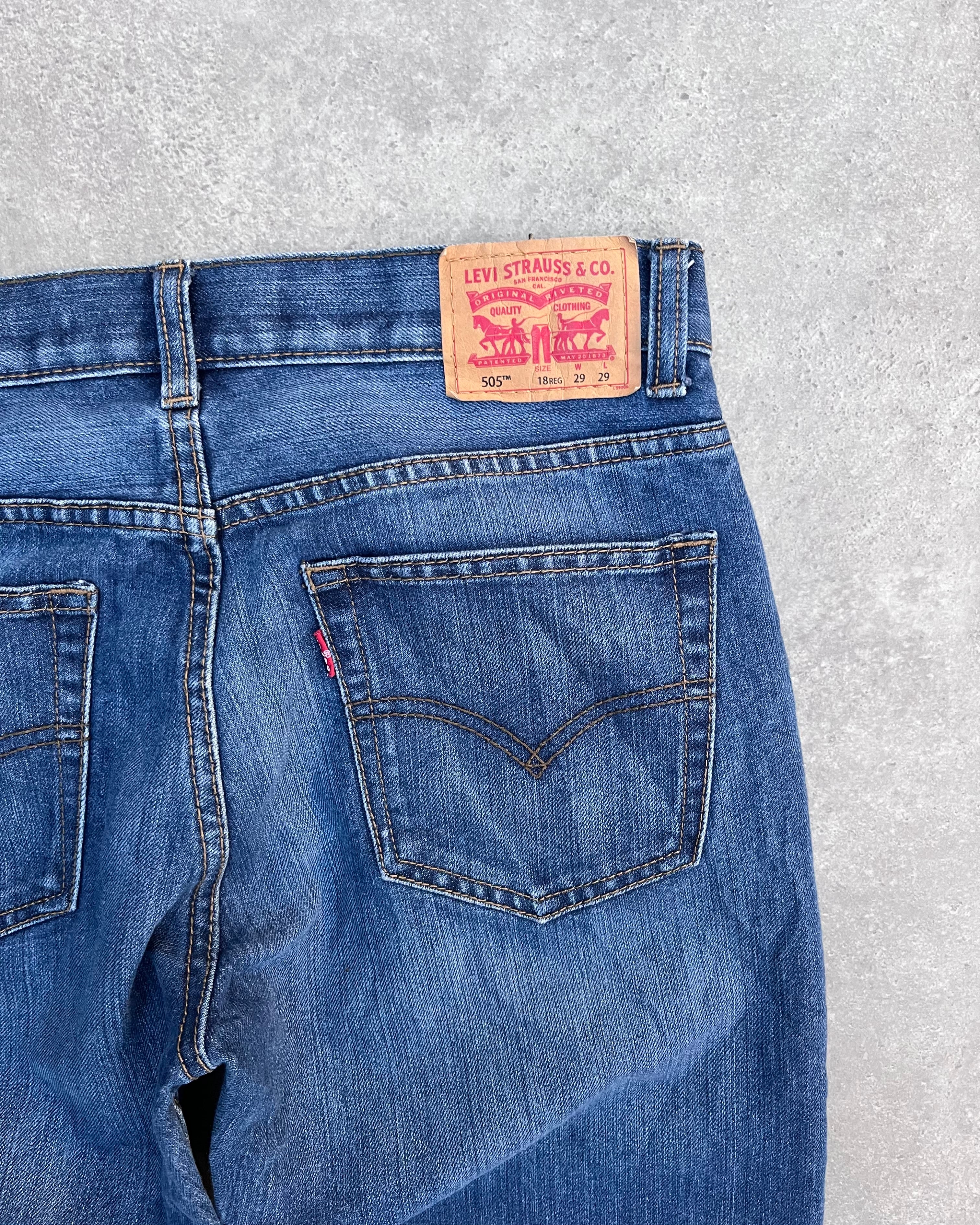 ג׳ינס Levi’s 505 Regular Fit וינטג׳ - 30