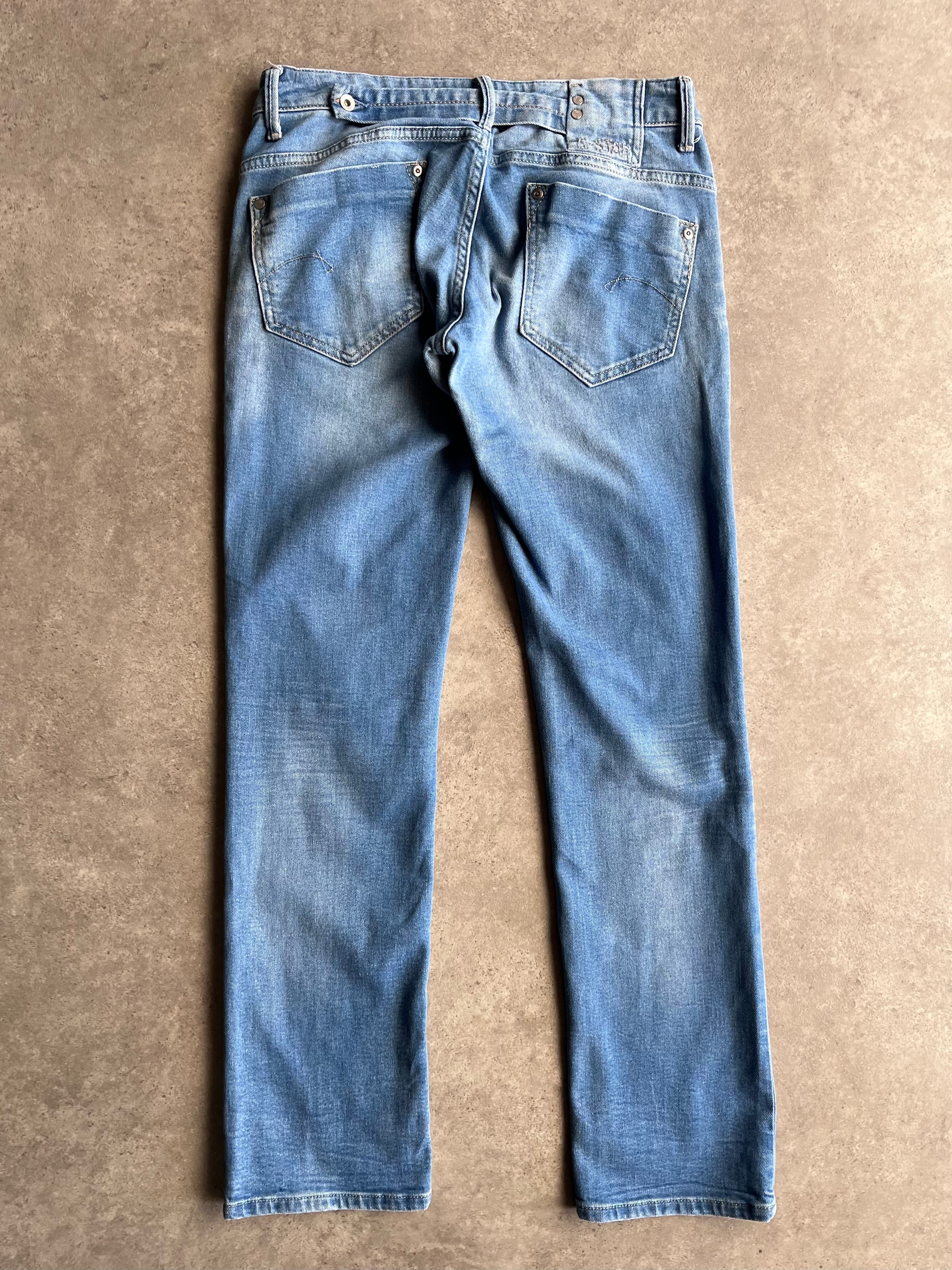 ג׳ינס נמוך G-Star Raw Slim כחול בהיר וינטג׳ - 31