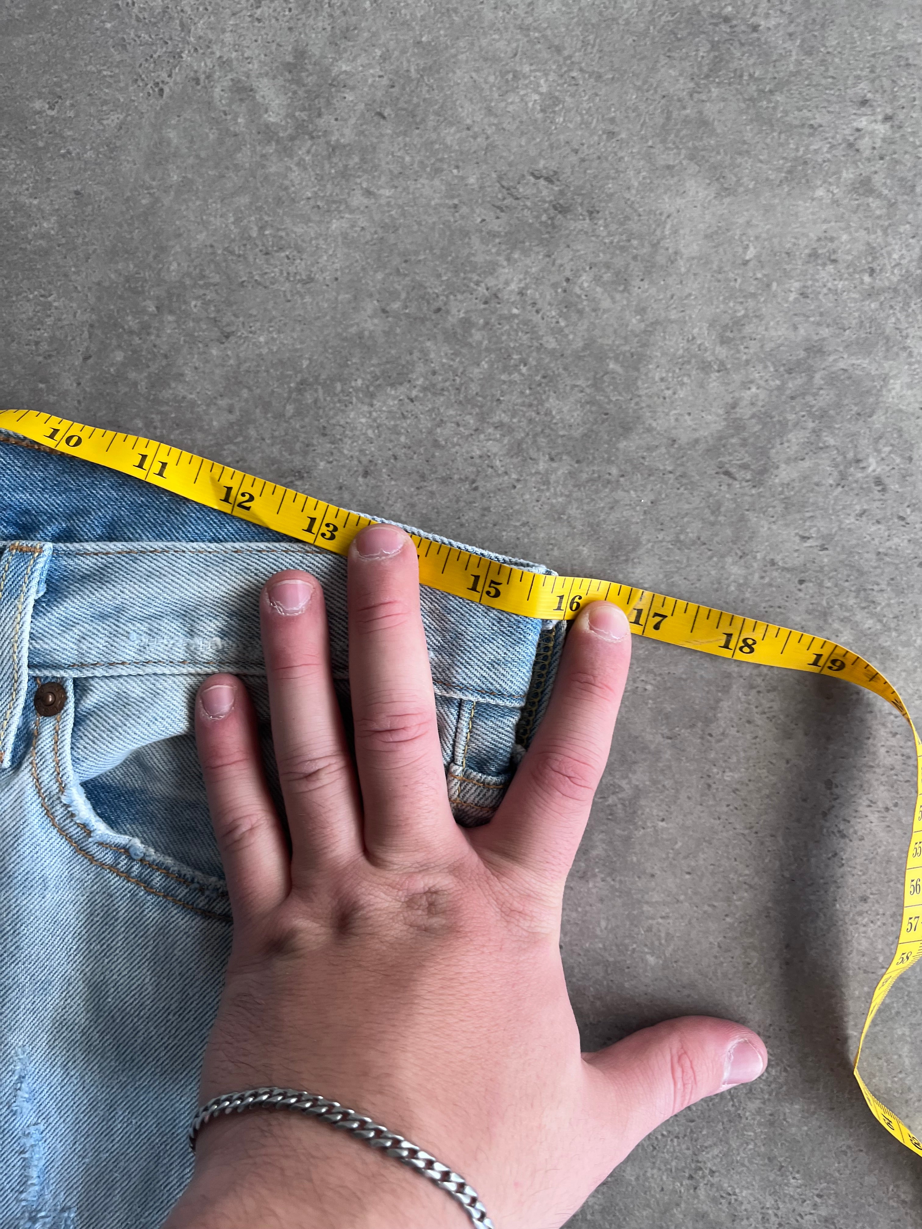 ג׳ינס Levi’s 501 CT בהיר עם קרעים וינטג׳ - 31