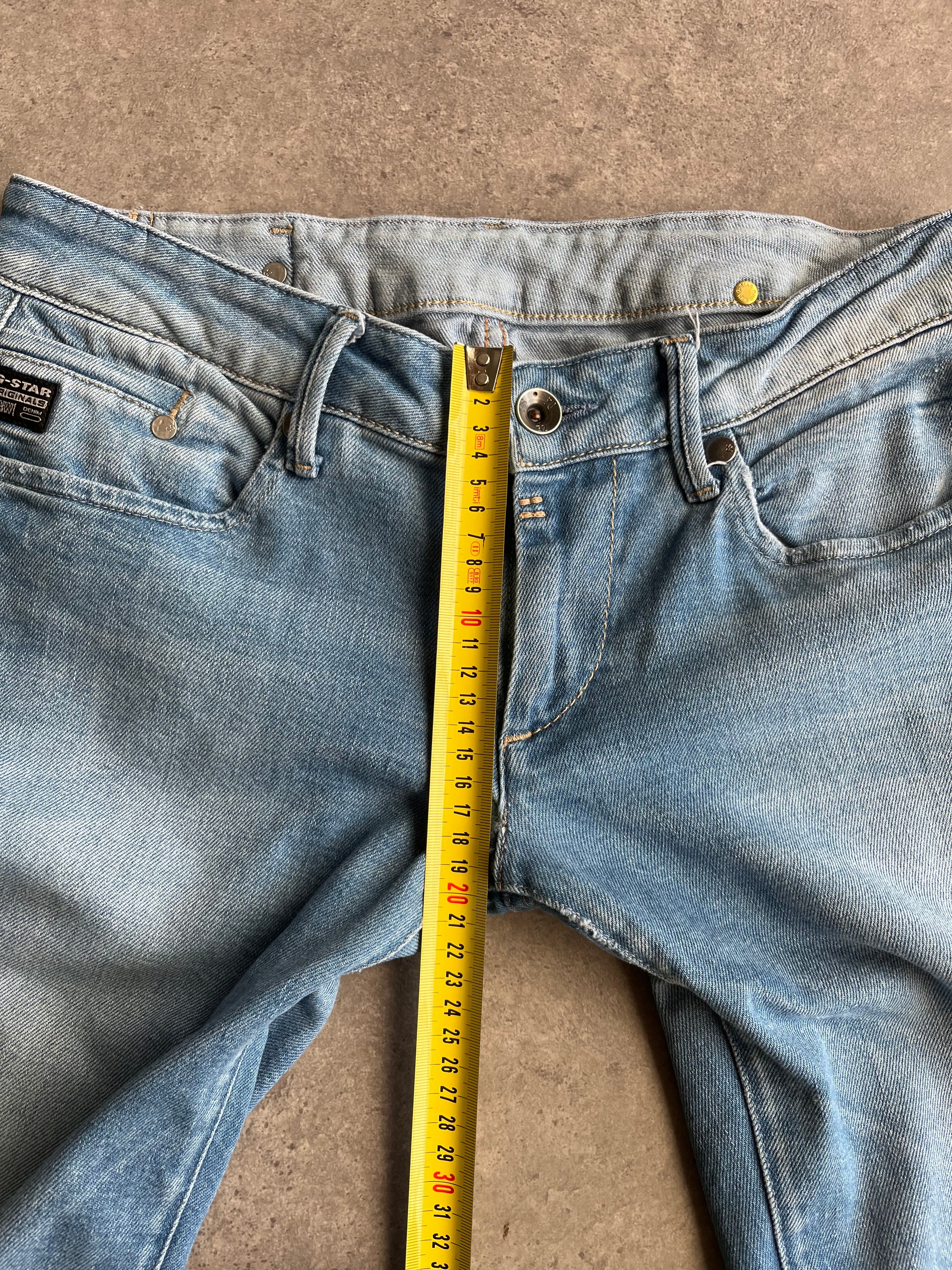 ג׳ינס נמוך G-Star Raw Slim כחול בהיר וינטג׳ - 31