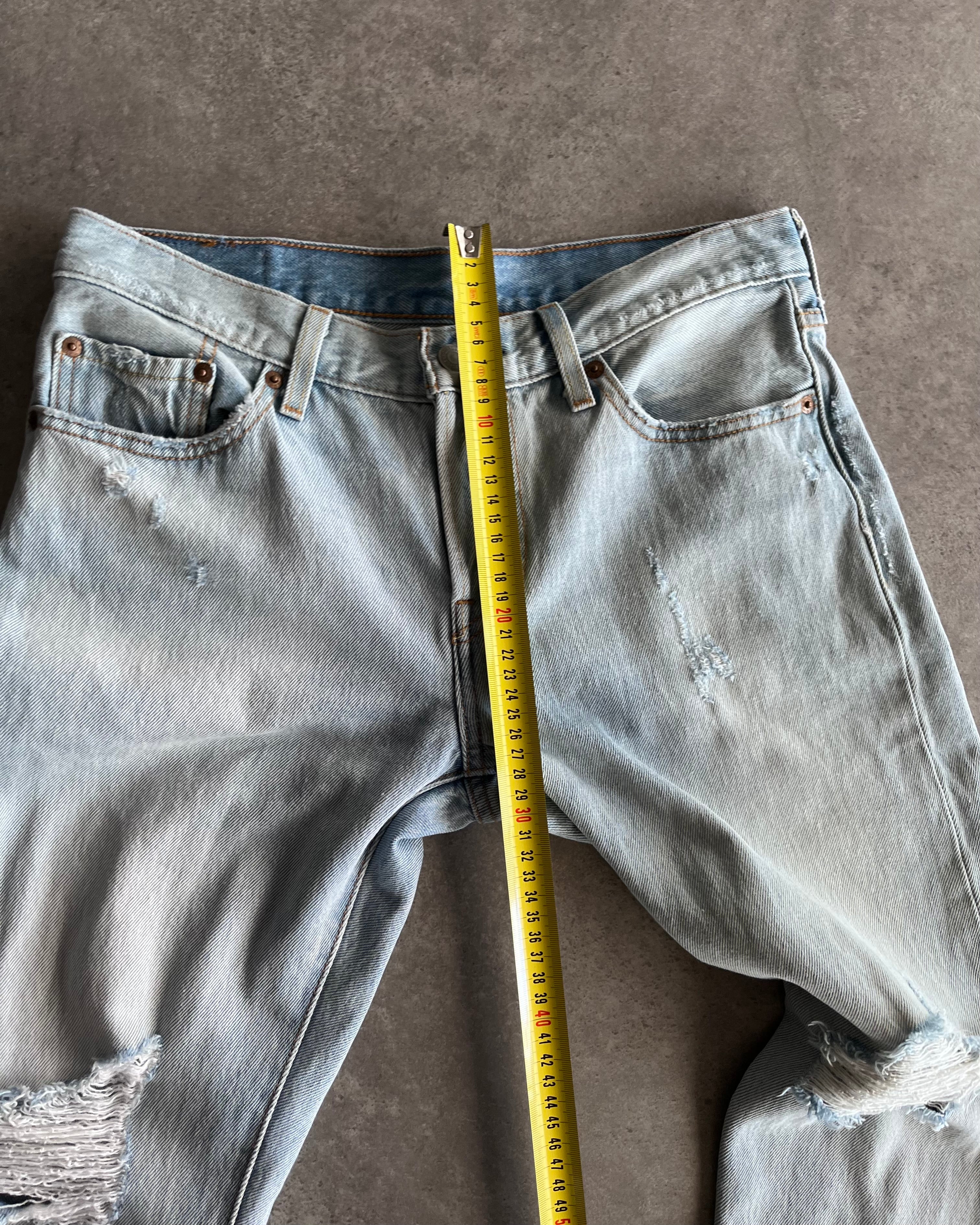 ג׳ינס Levi’s 501 CT בהיר עם קרעים וינטג׳ - 31