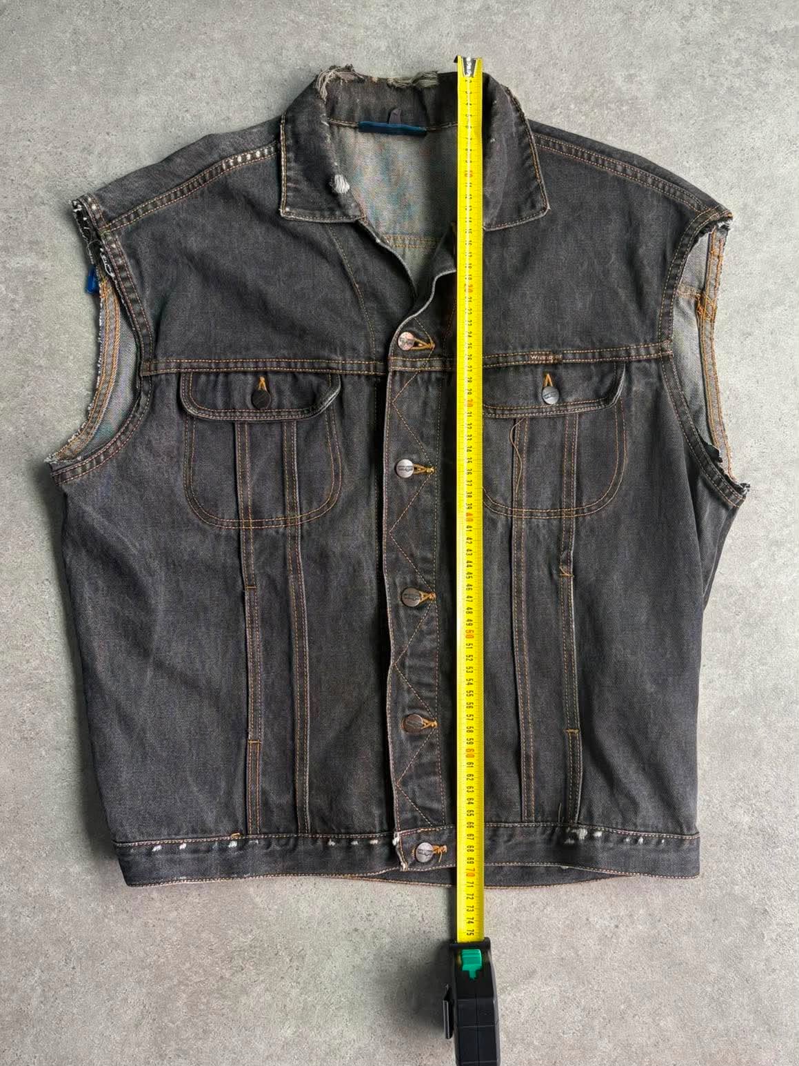 וסט ג׳ינס Wrangler שחור וינטג׳ - XL