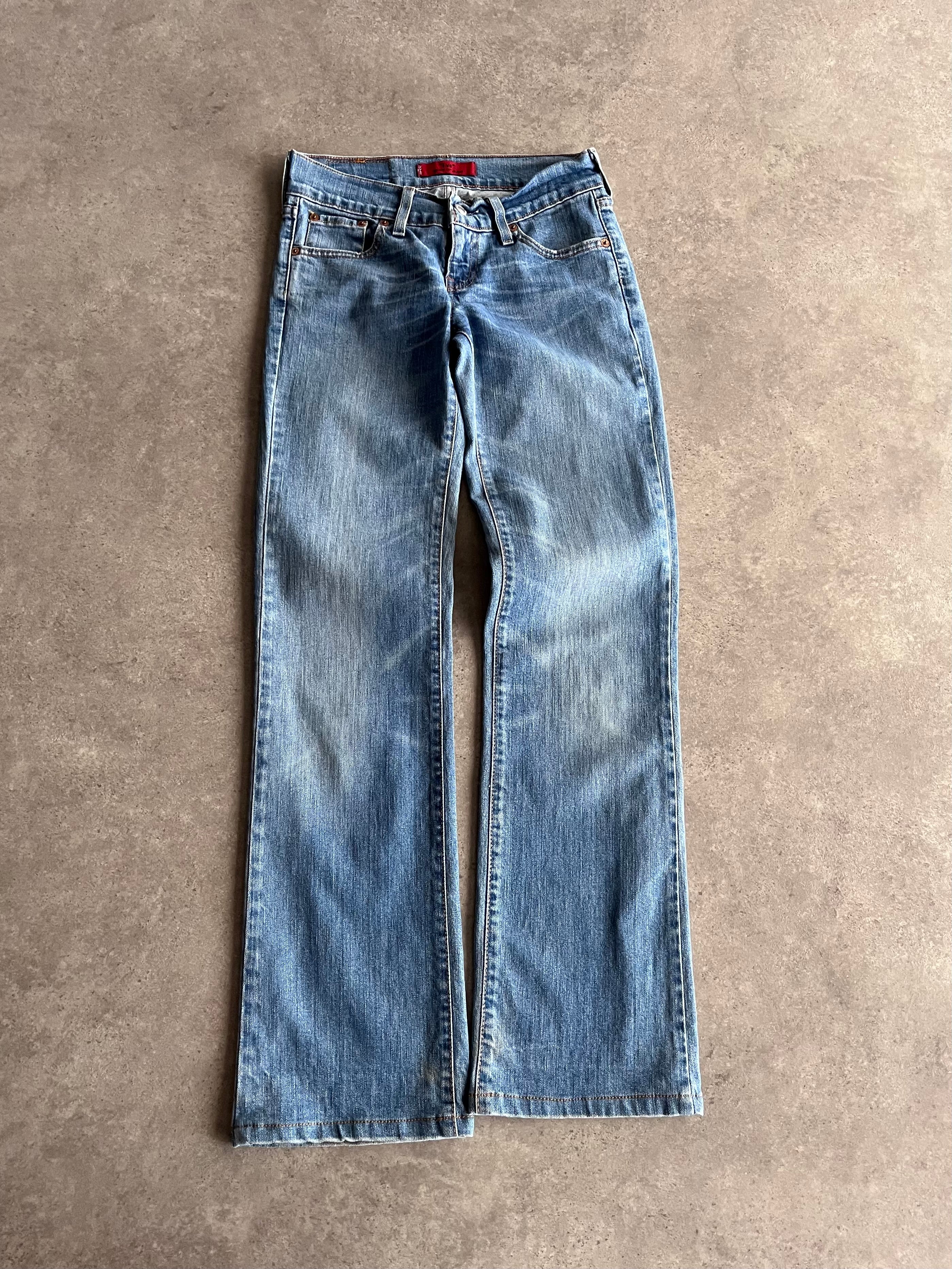 ג׳ינס Levi’s Eve Straight Fit נמוך כחול בהיר וינטג׳ - 27