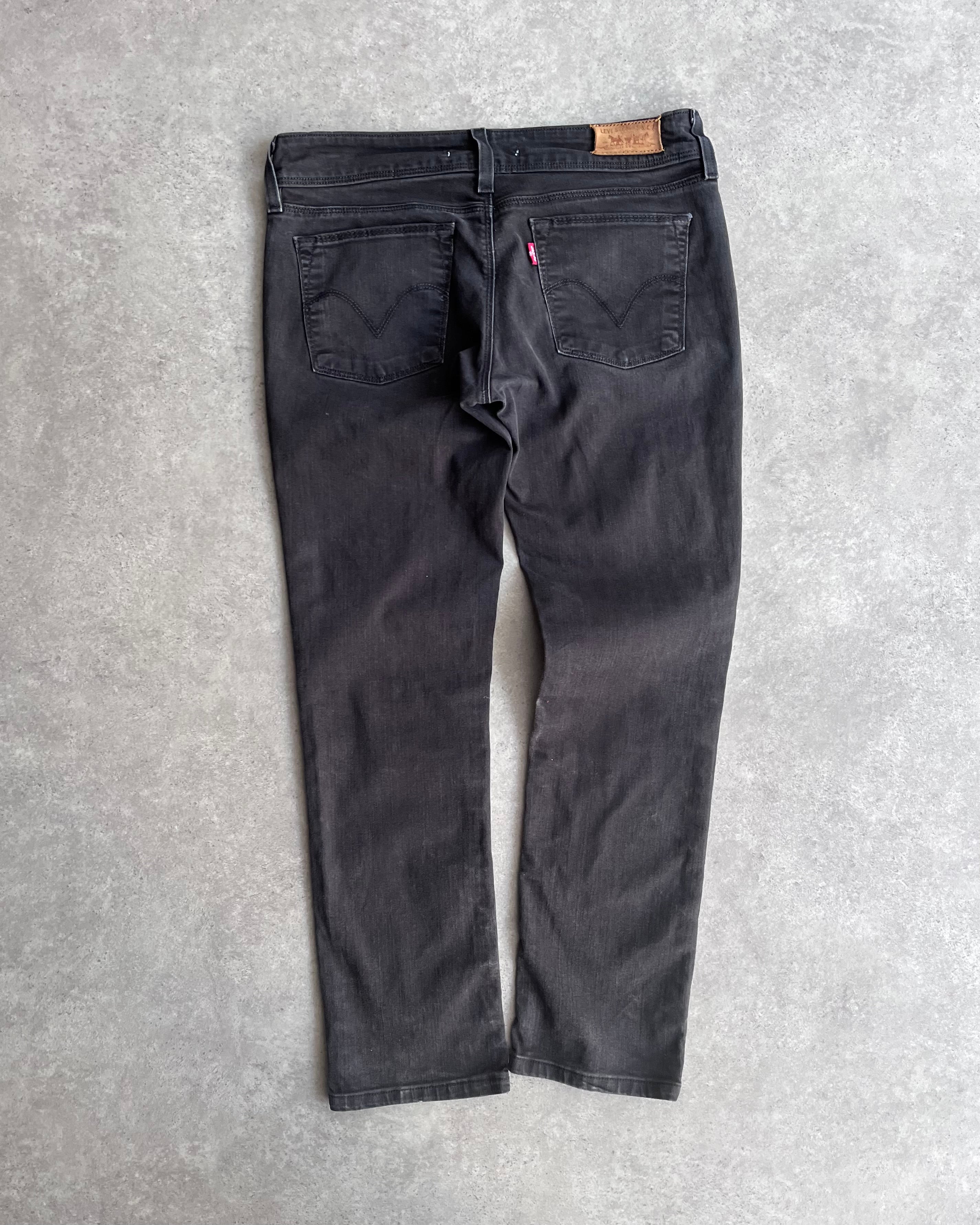 ג׳ינס Levi’s 571 Slim Fit שחור וינטג נמוך - 31