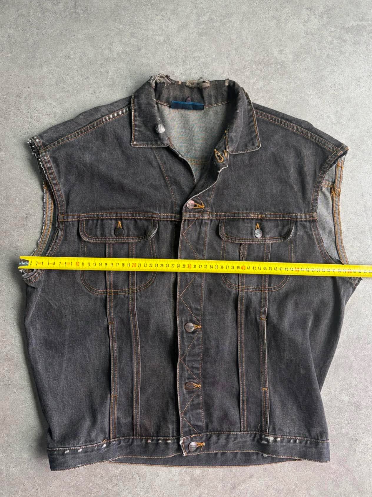 וסט ג׳ינס Wrangler שחור וינטג׳ - XL
