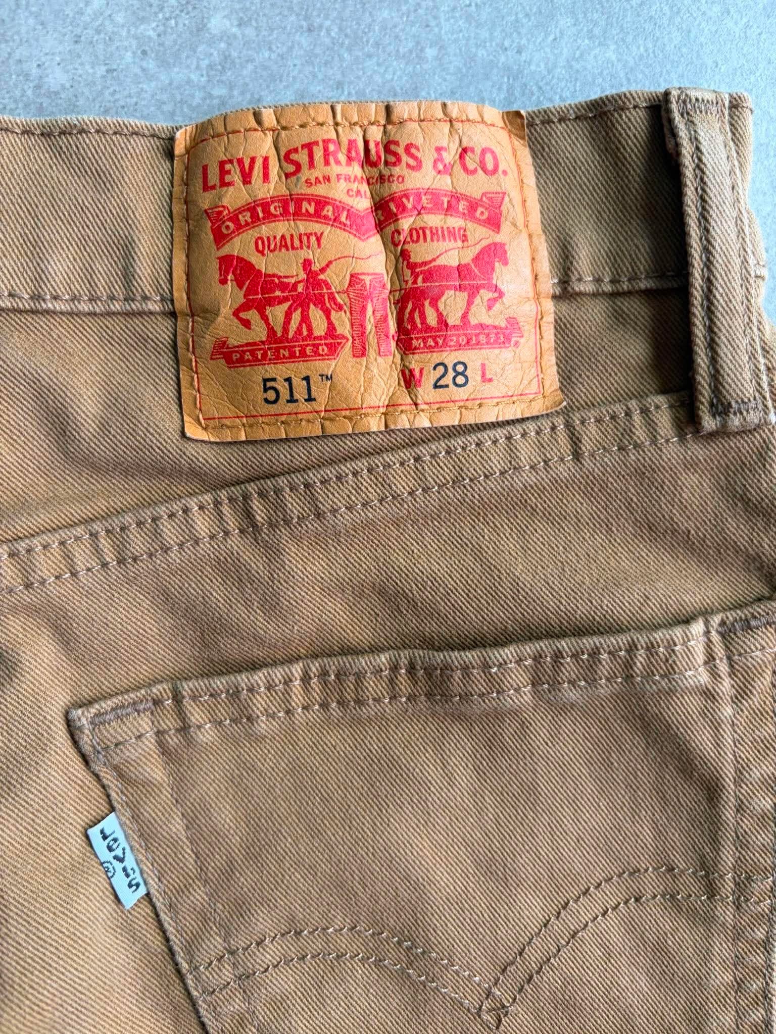 שורטס Levi's 511 חום וינטג׳ - 28