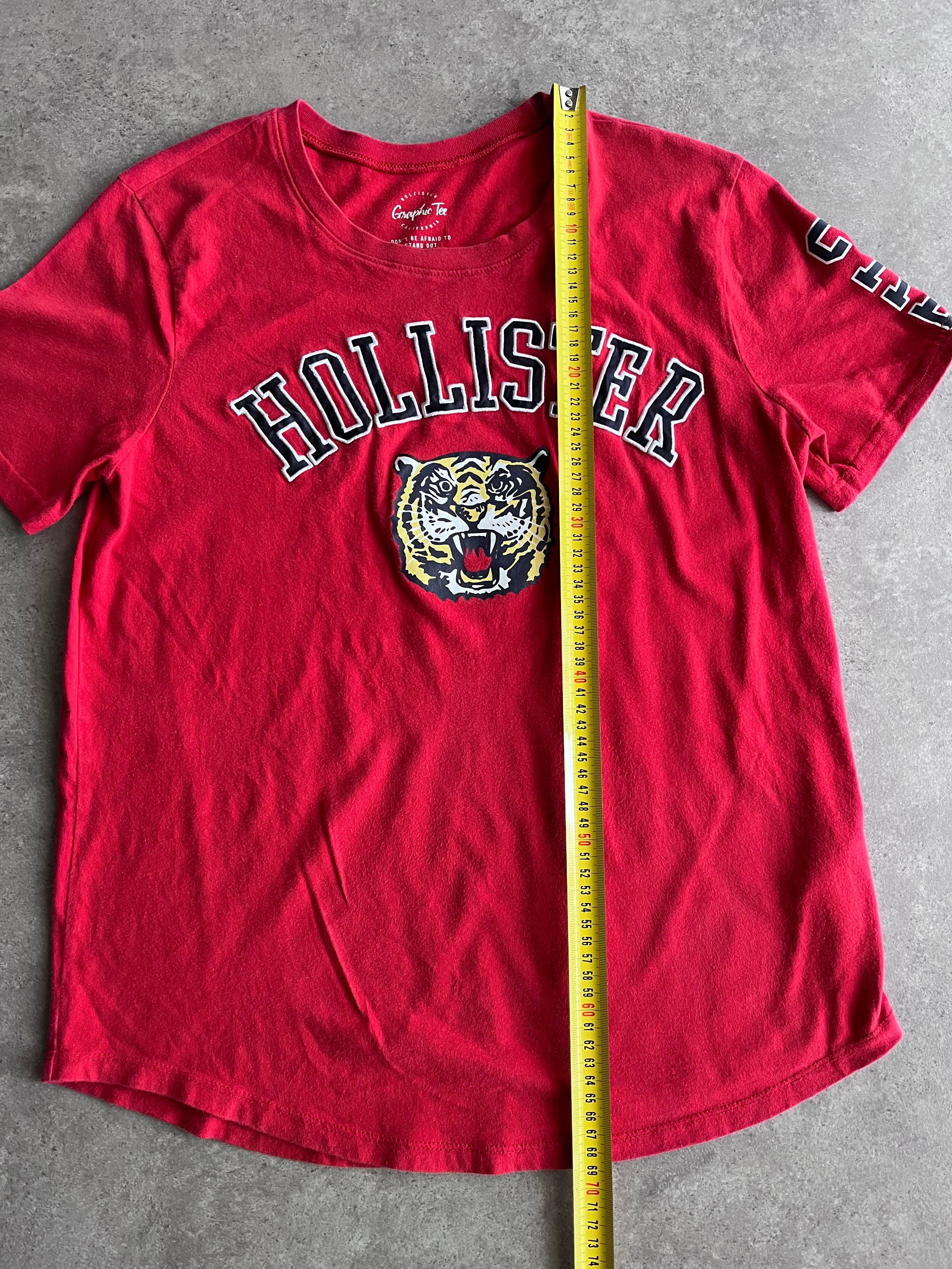 טי שירט Hollister טייגר אדומה וינטג׳ -  XS