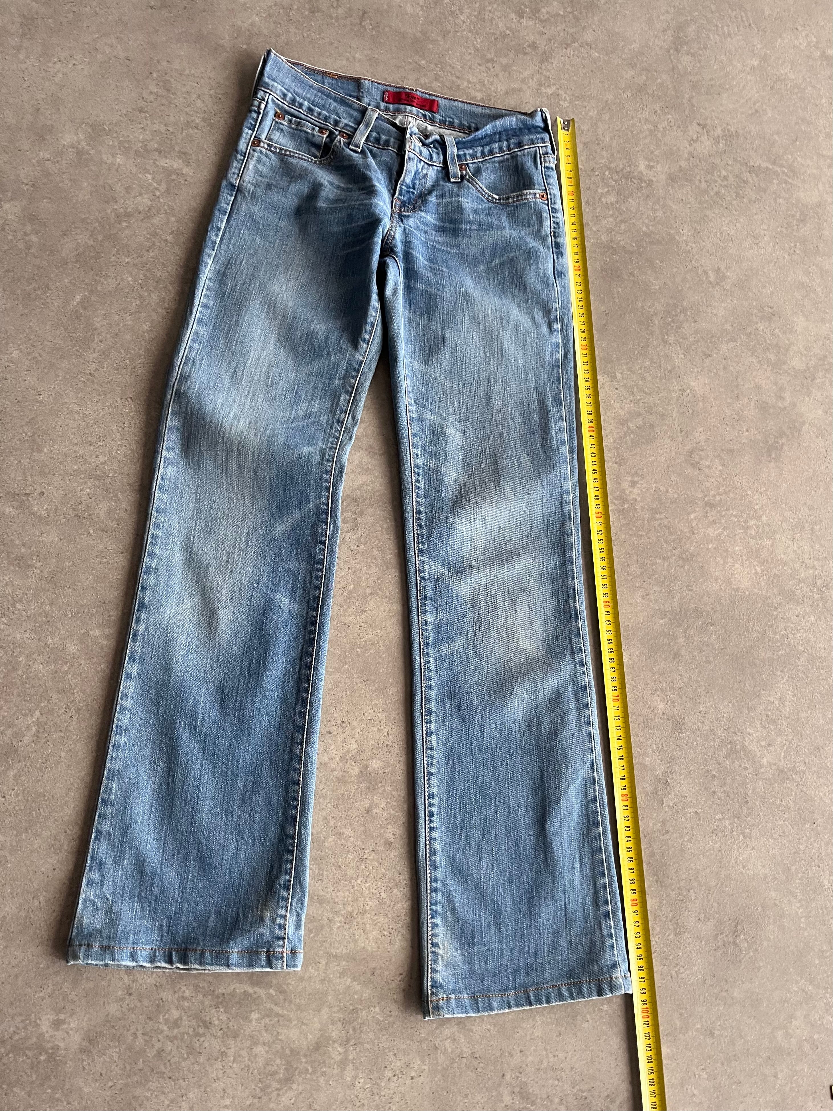 ג׳ינס Levi’s Eve Straight Fit נמוך כחול בהיר וינטג׳ - 27