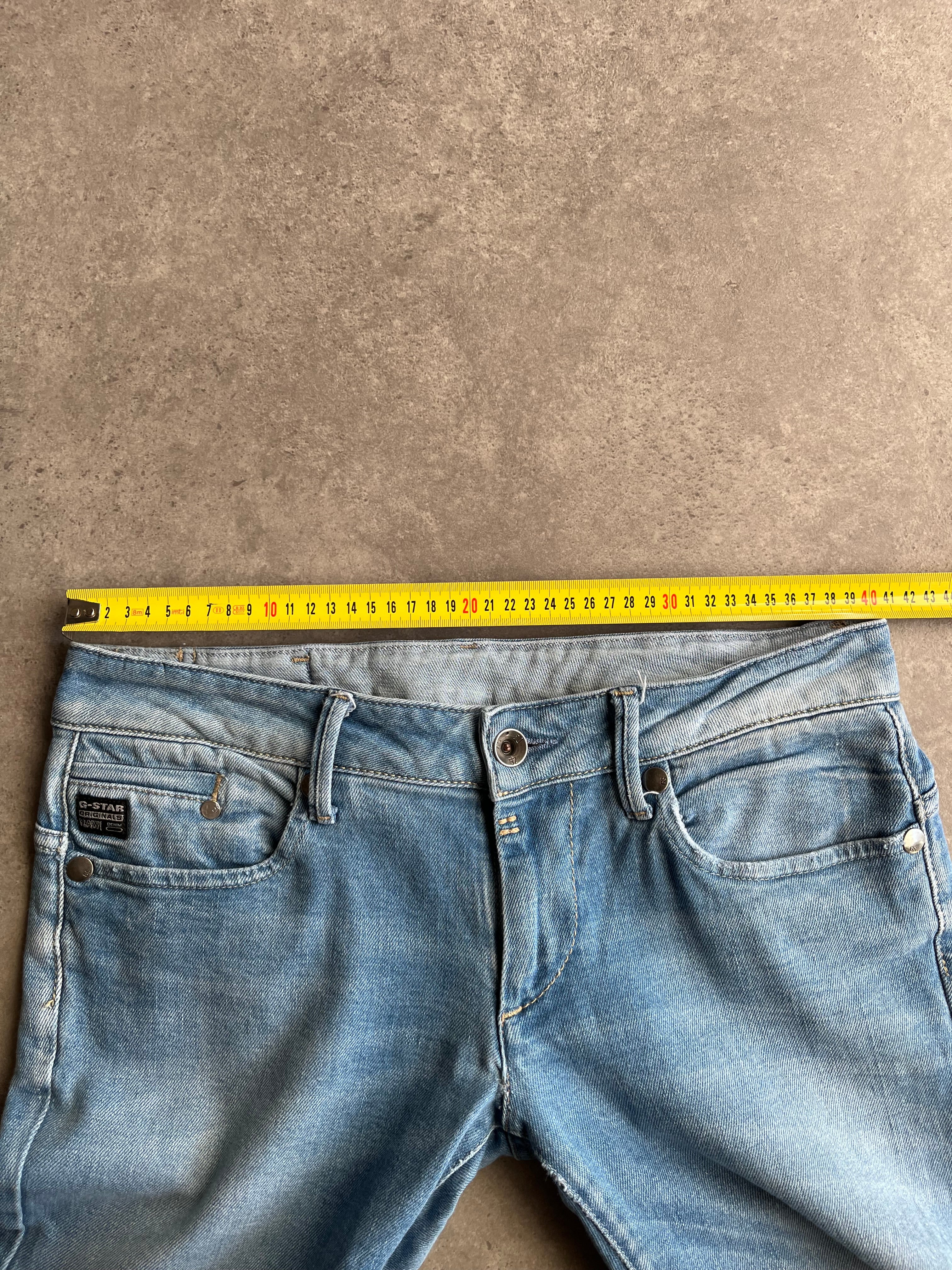 ג׳ינס נמוך G-Star Raw Slim כחול בהיר וינטג׳ - 31