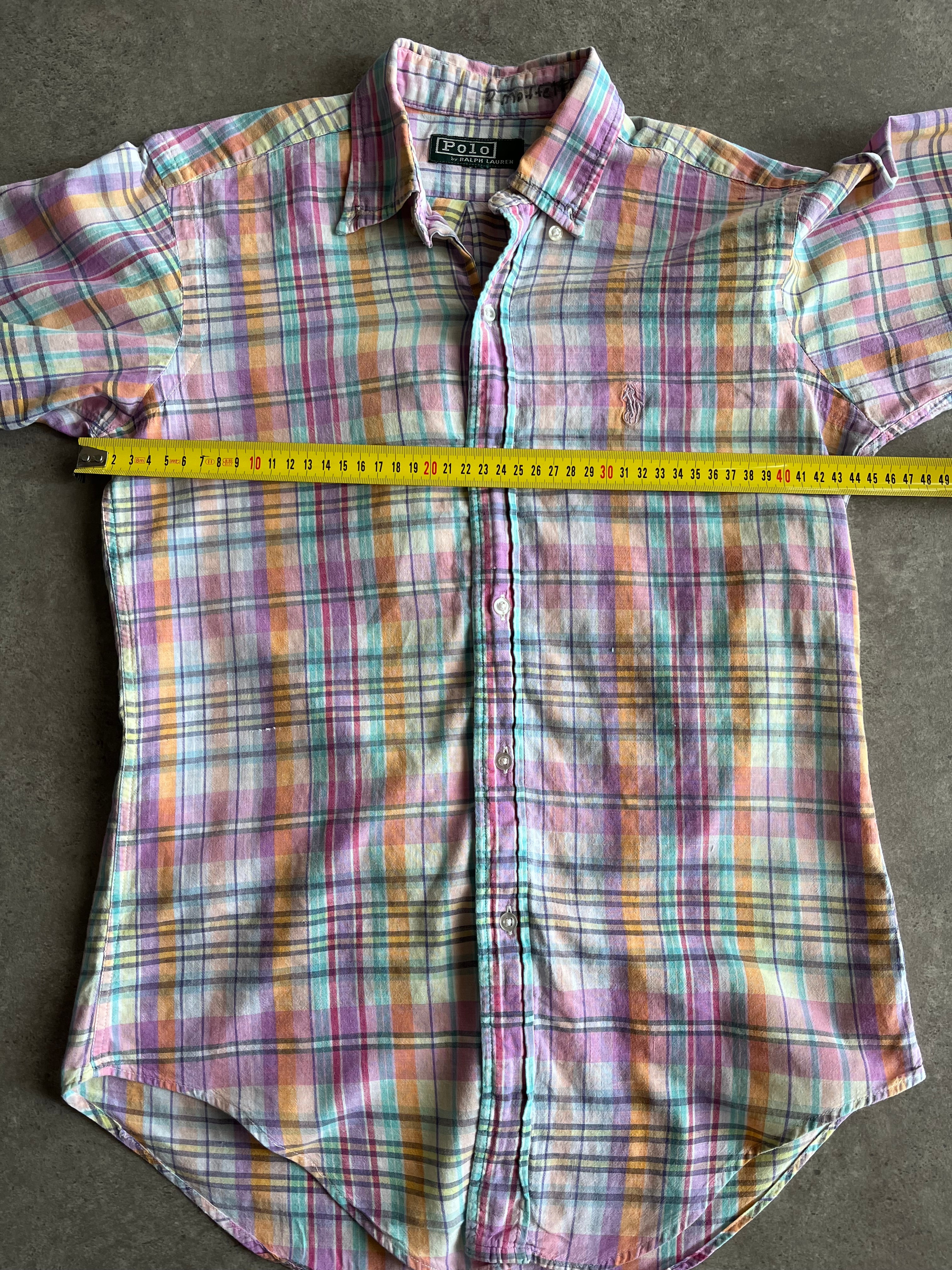 חולצת כפתורים Polo Ralph Lauren משובצת וינטג׳ - M