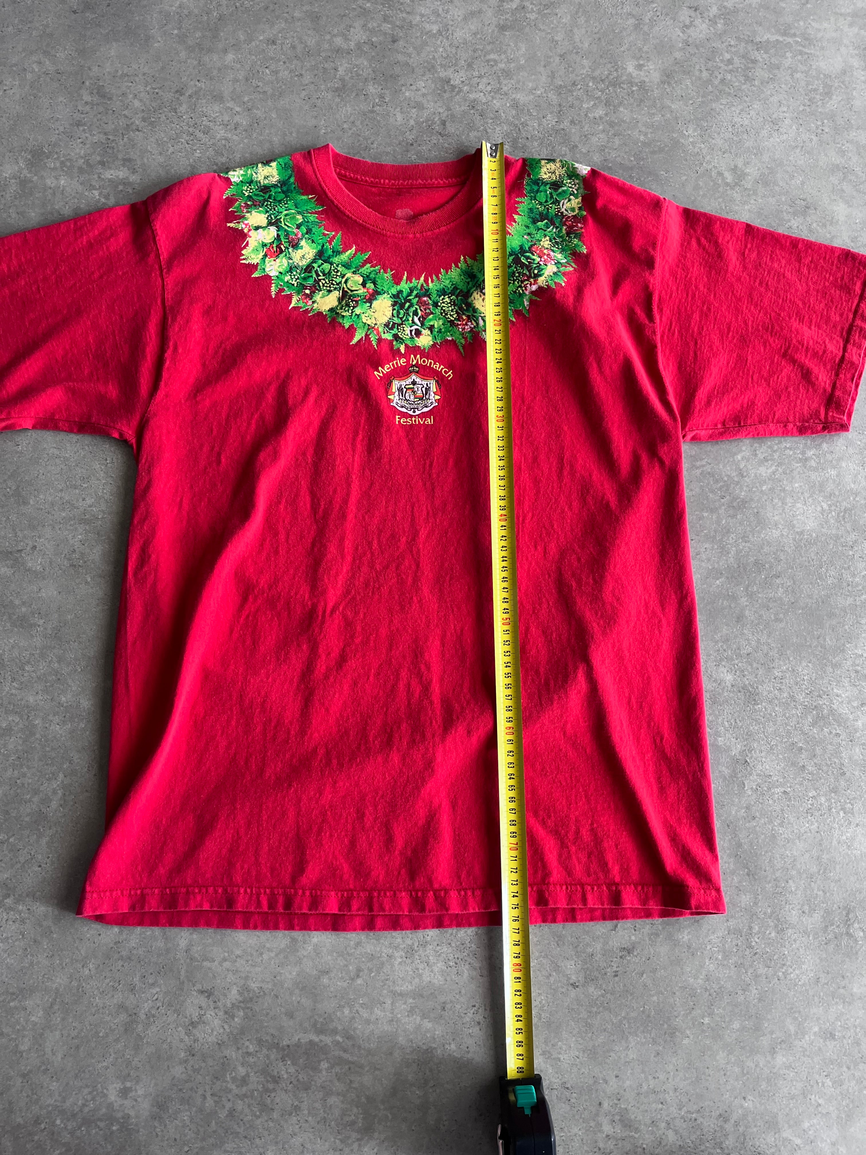 טי שירט Merrie Monarch Festival הוואי וינטג׳ -  XL