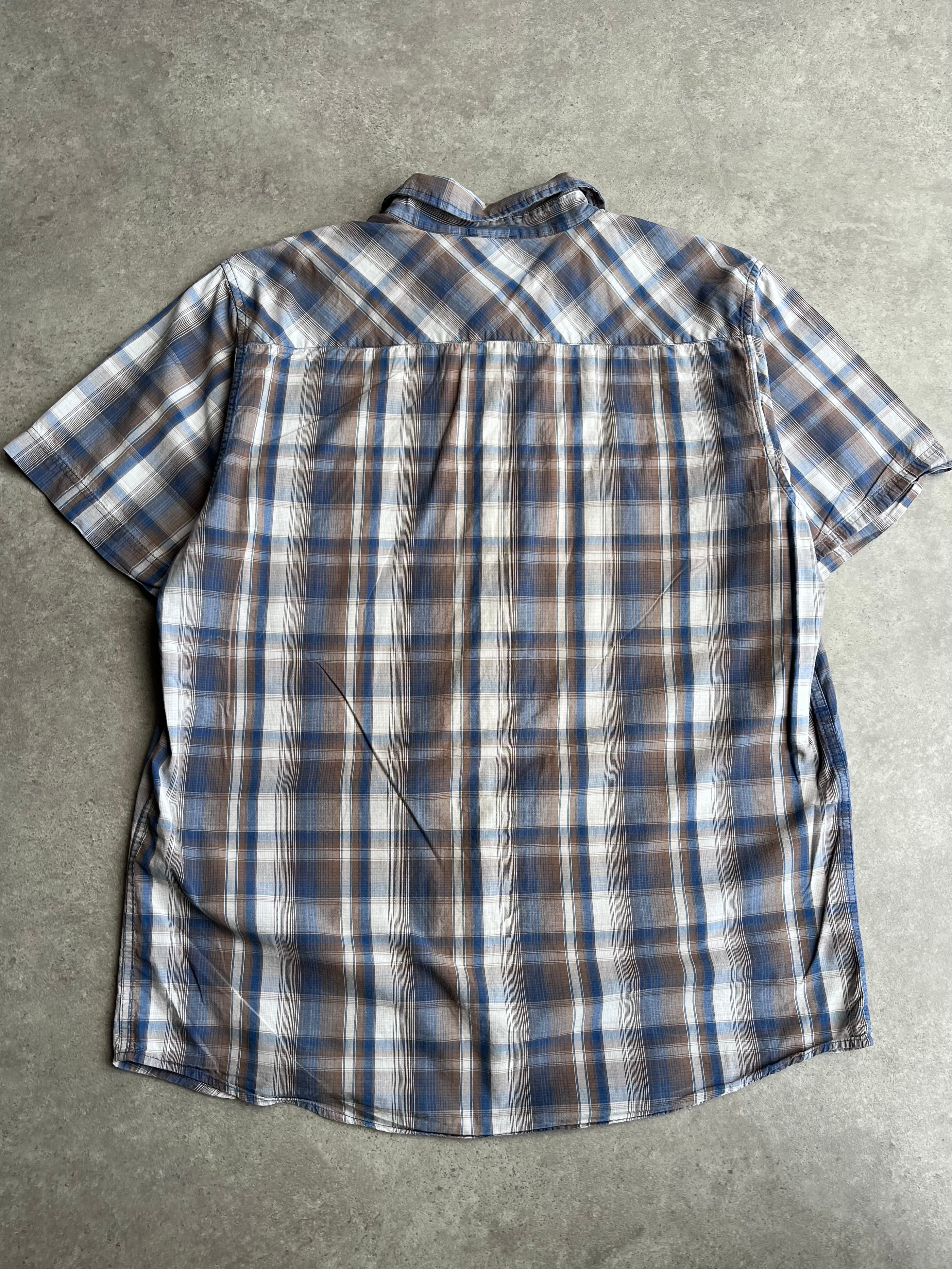חולצת כפתורים משובצת The North Face וינטג׳ - L