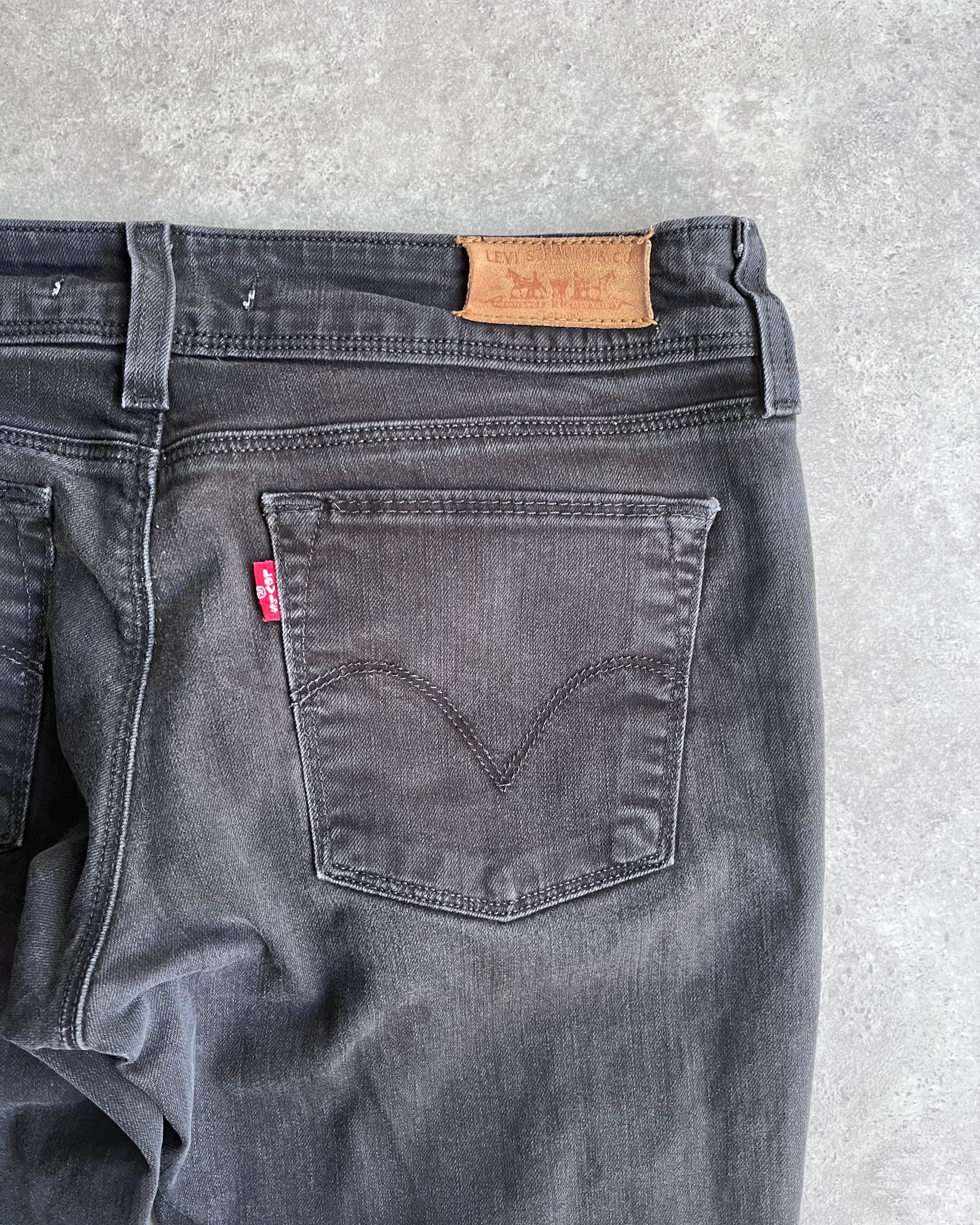 ג׳ינס Levi’s 571 Slim Fit שחור וינטג נמוך - 31