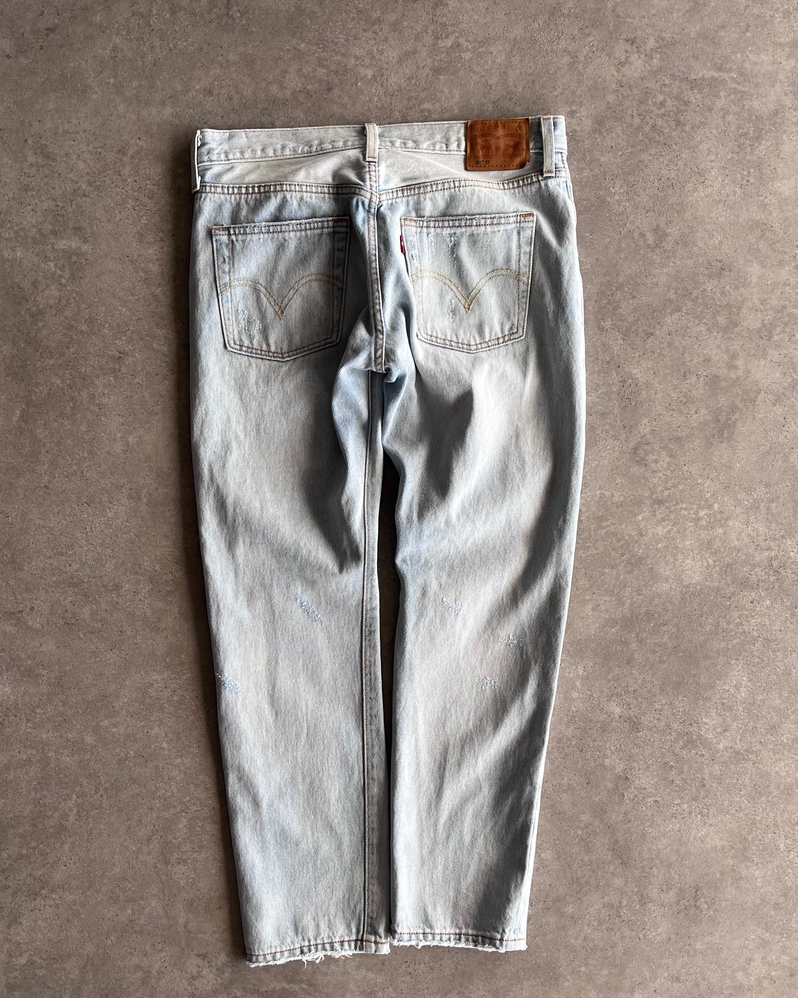 ג׳ינס Levi’s 501 CT בהיר עם קרעים וינטג׳ - 31