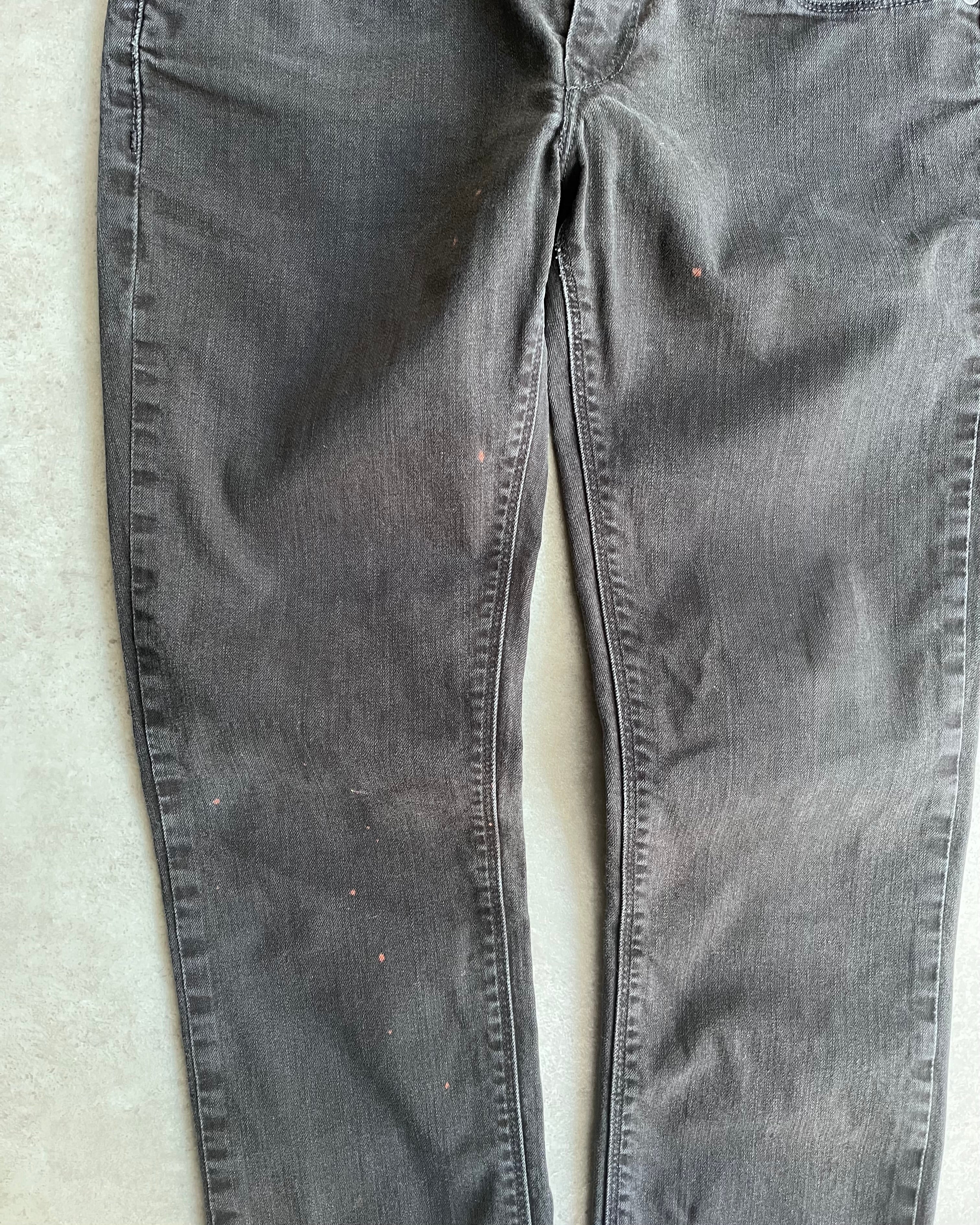 ג׳ינס Levi’s 571 Slim Fit שחור וינטג נמוך - 31