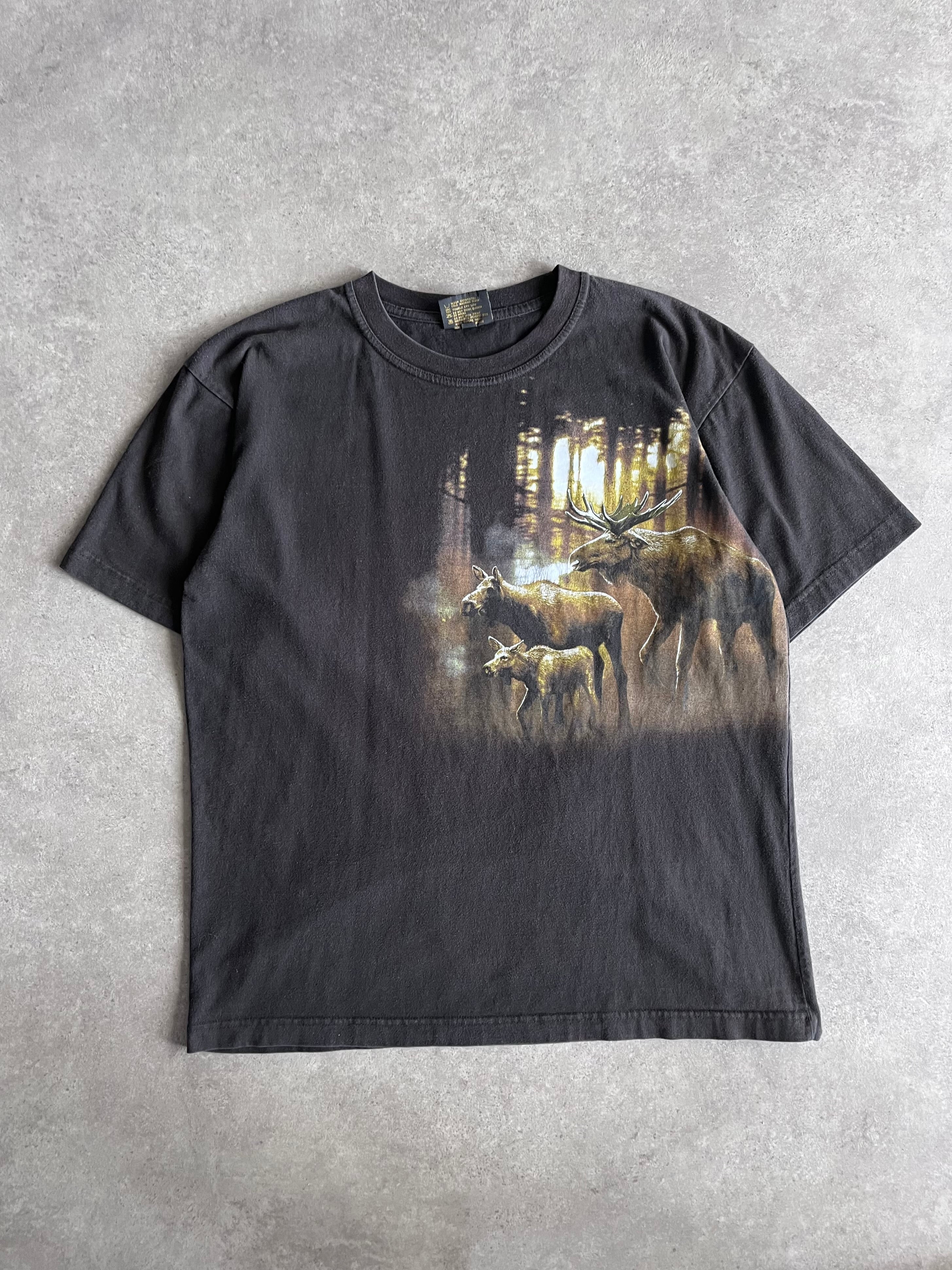 טי שירט Planet Earth איילים וינטג׳ - L