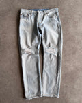 ג׳ינס Levi’s 501 CT בהיר עם קרעים וינטג׳ - 31