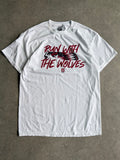 טי שירט Indiana University East “Run With The Wolves” וינטג׳ - S