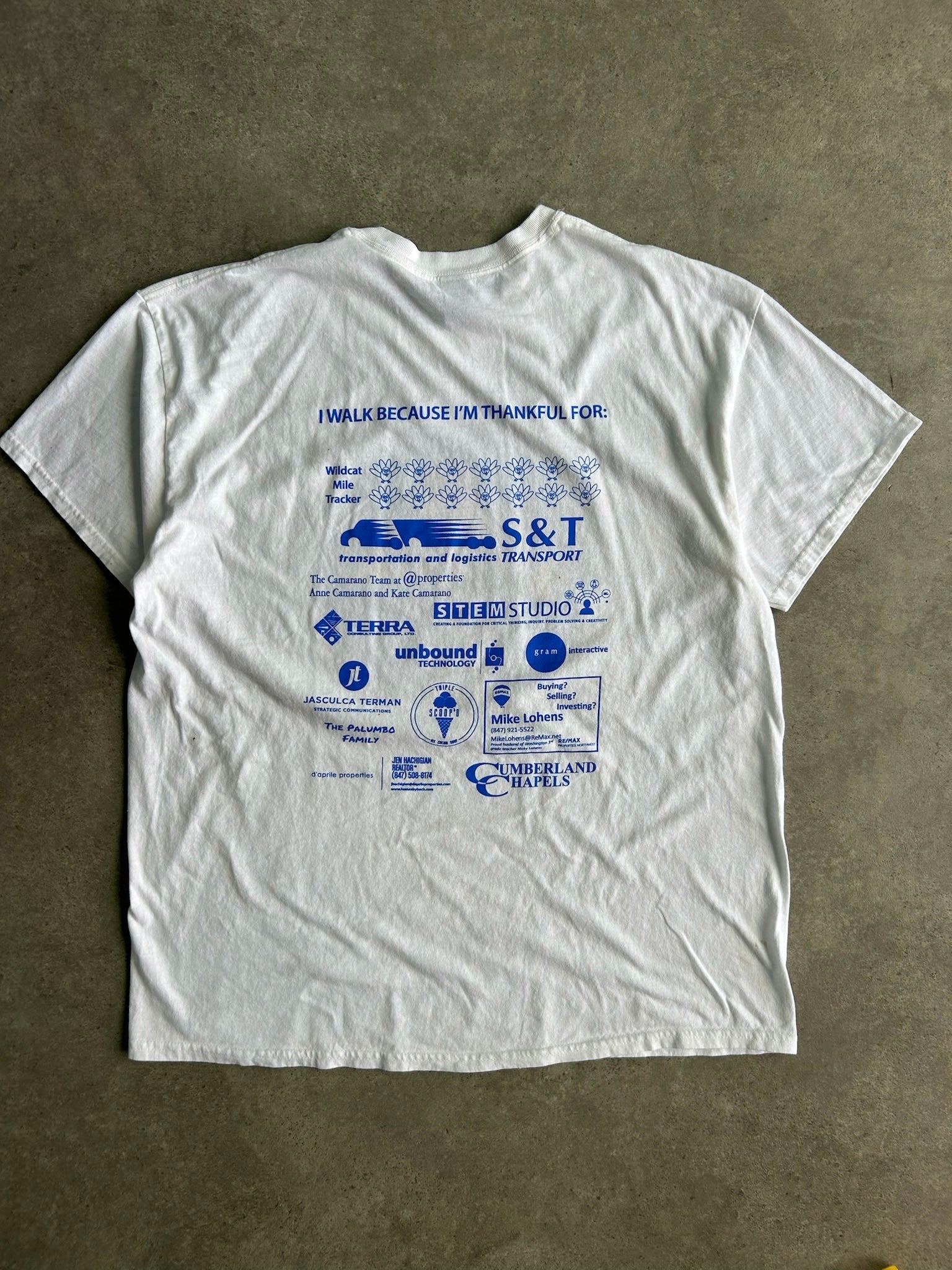 טי שירט Thankful Trot 2020 וינטג׳ - M