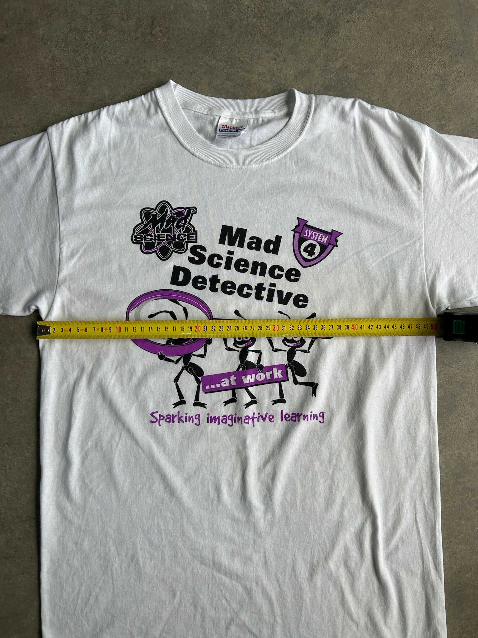 טי שירט Mad Science Detective וינטג׳ - S