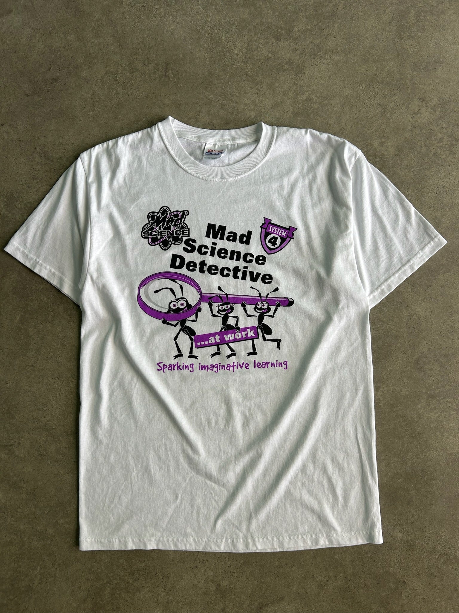 טי שירט Mad Science Detective וינטג׳ - S