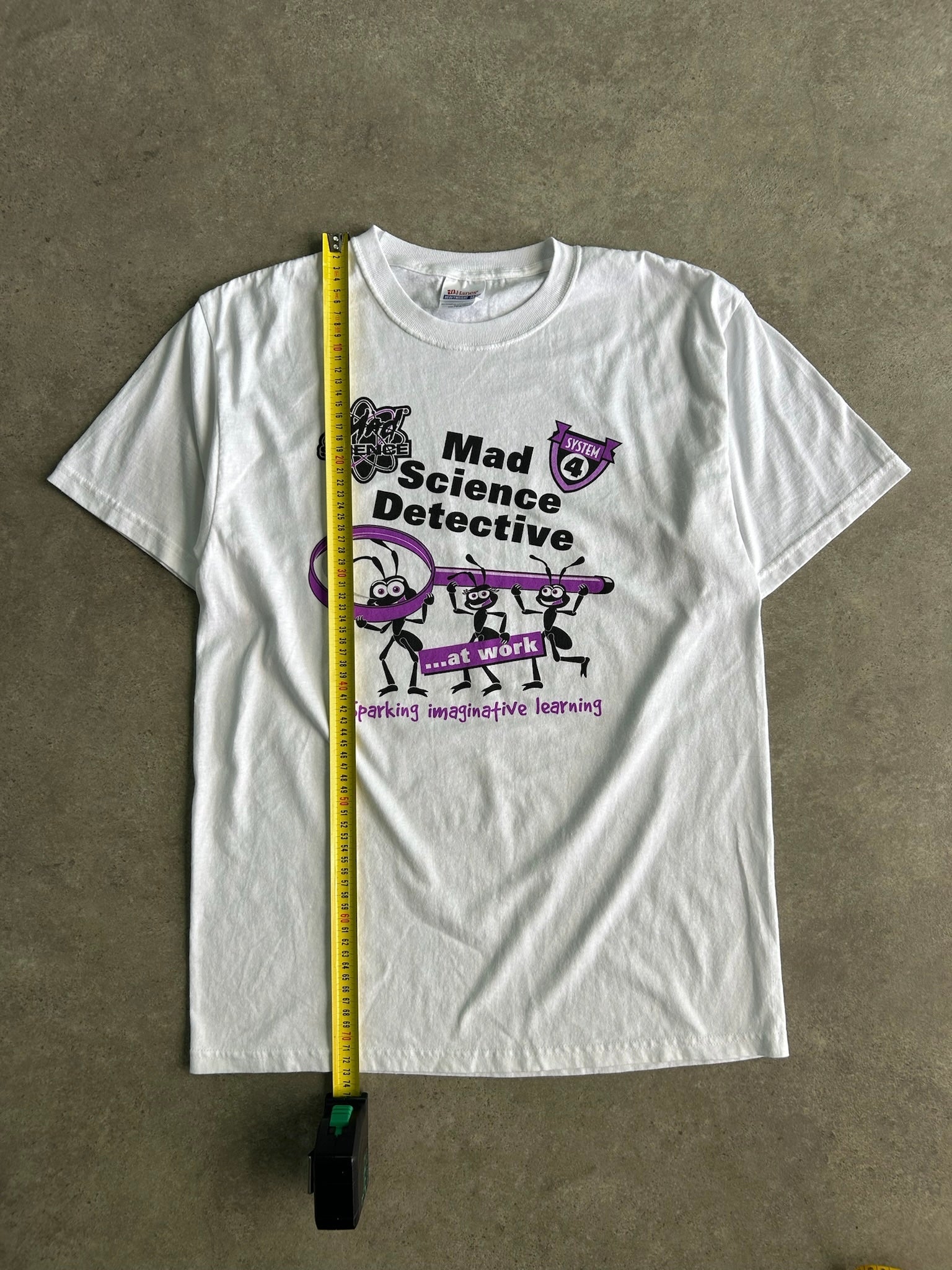 טי שירט Mad Science Detective וינטג׳ - S