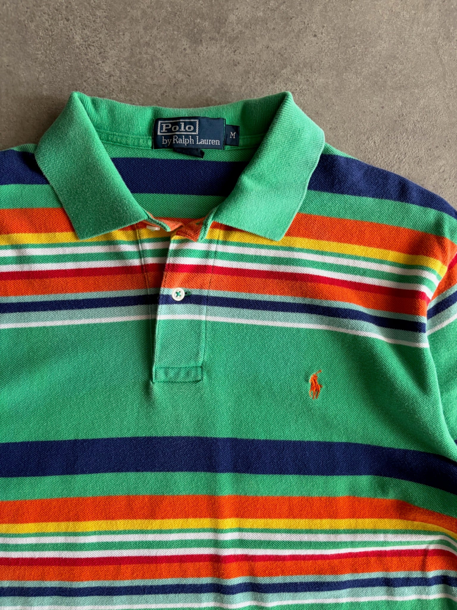 חולצת פולו פסים Ralph Lauren וינטג׳ - S