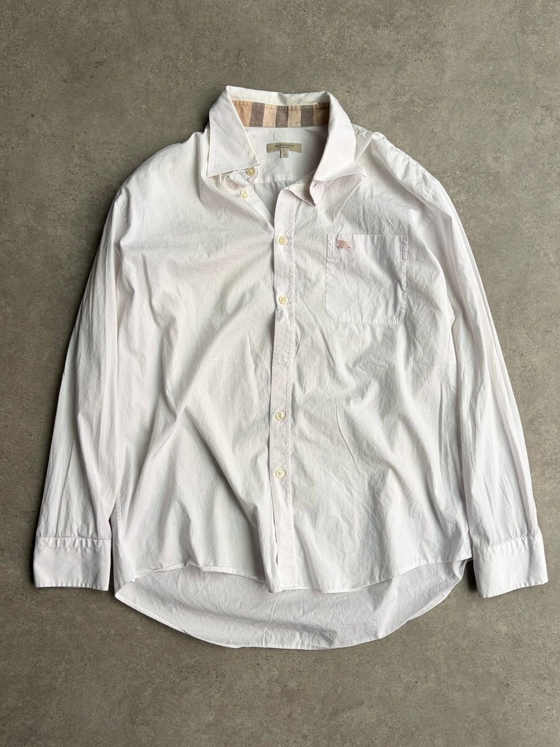חולצת כפתורים Burberry London וינטג׳ - M