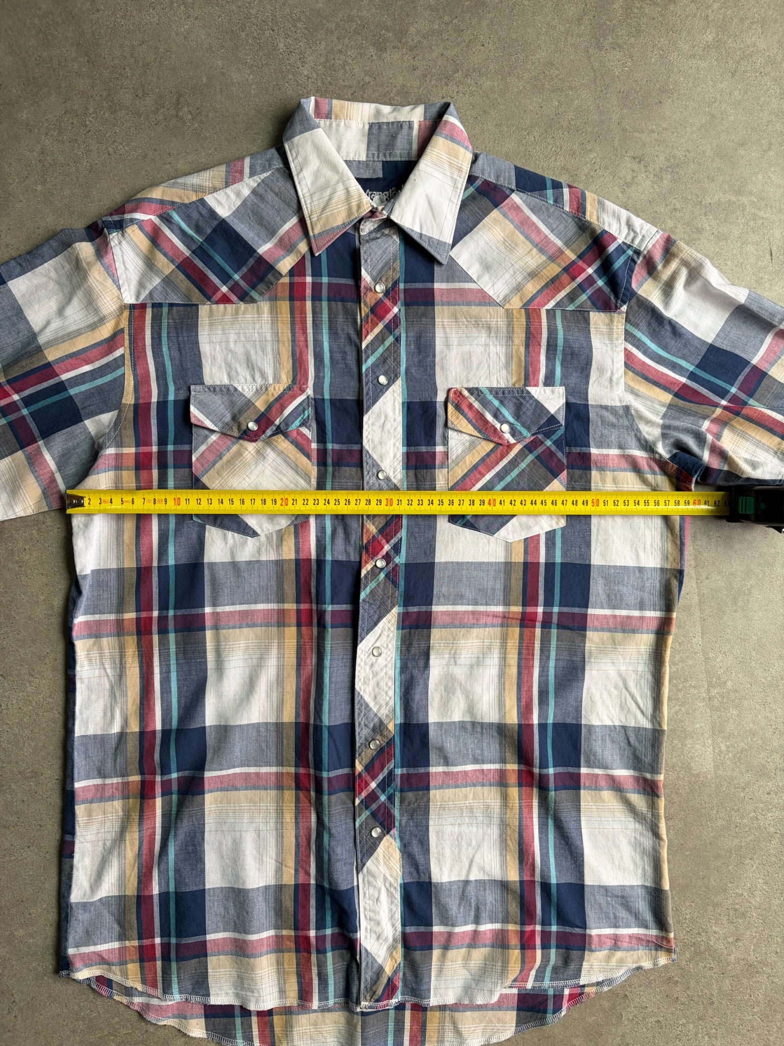 מכופתרת Wrangler משובצת וינטג׳ - XL