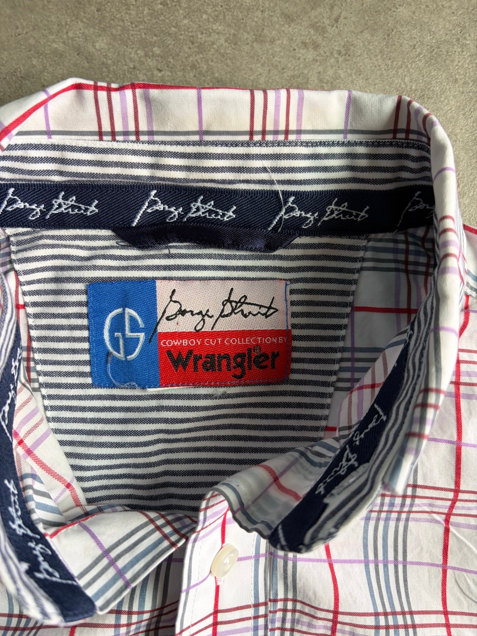 חולצת Wrangler משובצת וינטג׳ - L