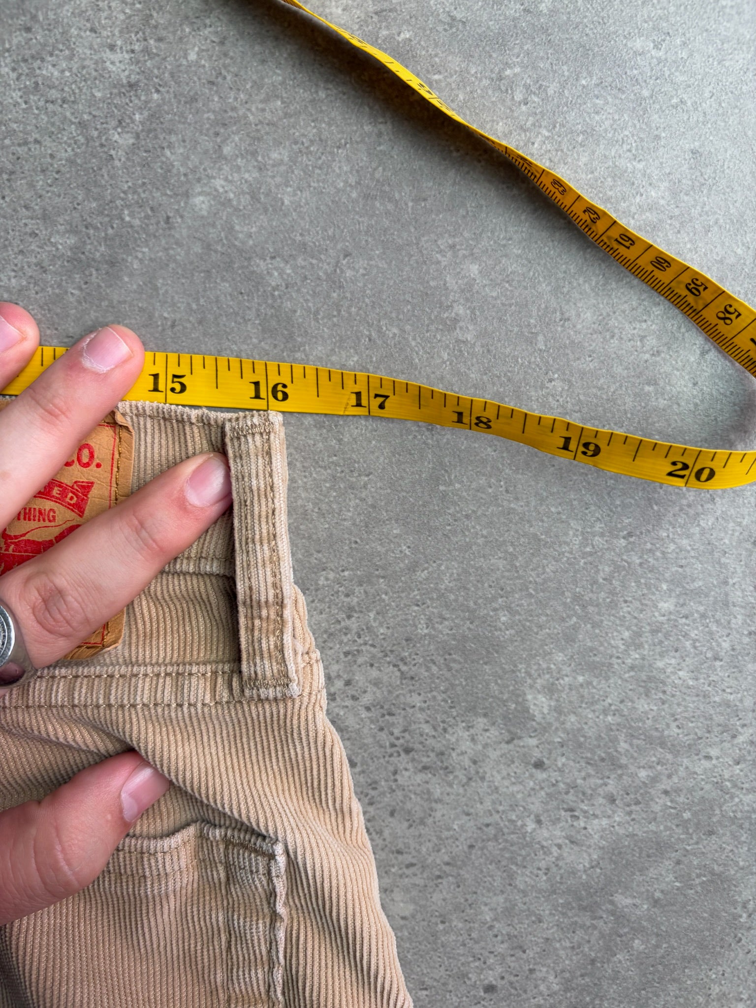 ג׳ינס קורדרוי Levi’s סטרייט וינטג׳ - 32