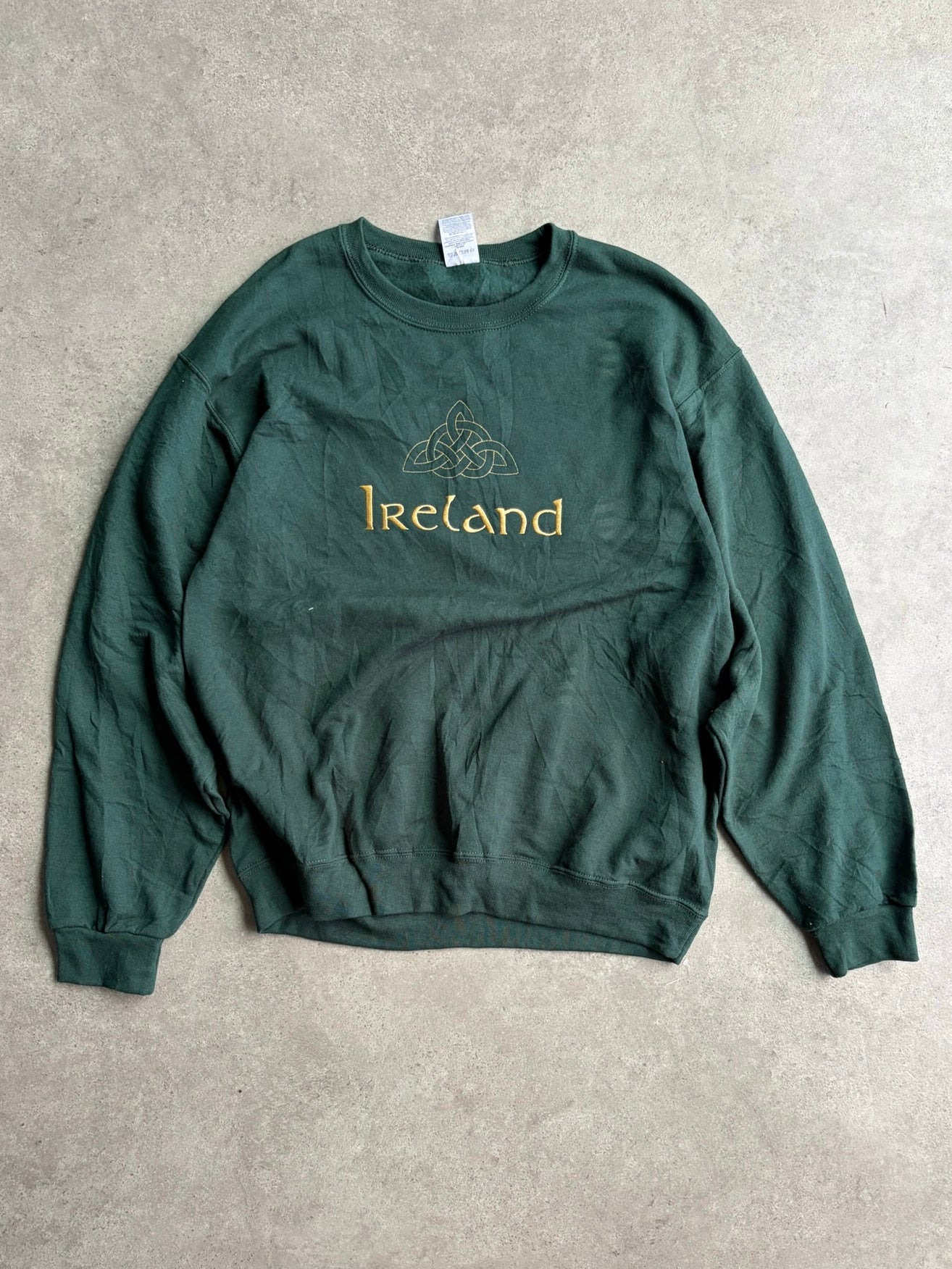 סווטשירט Ireland רקום וינטג׳ - L