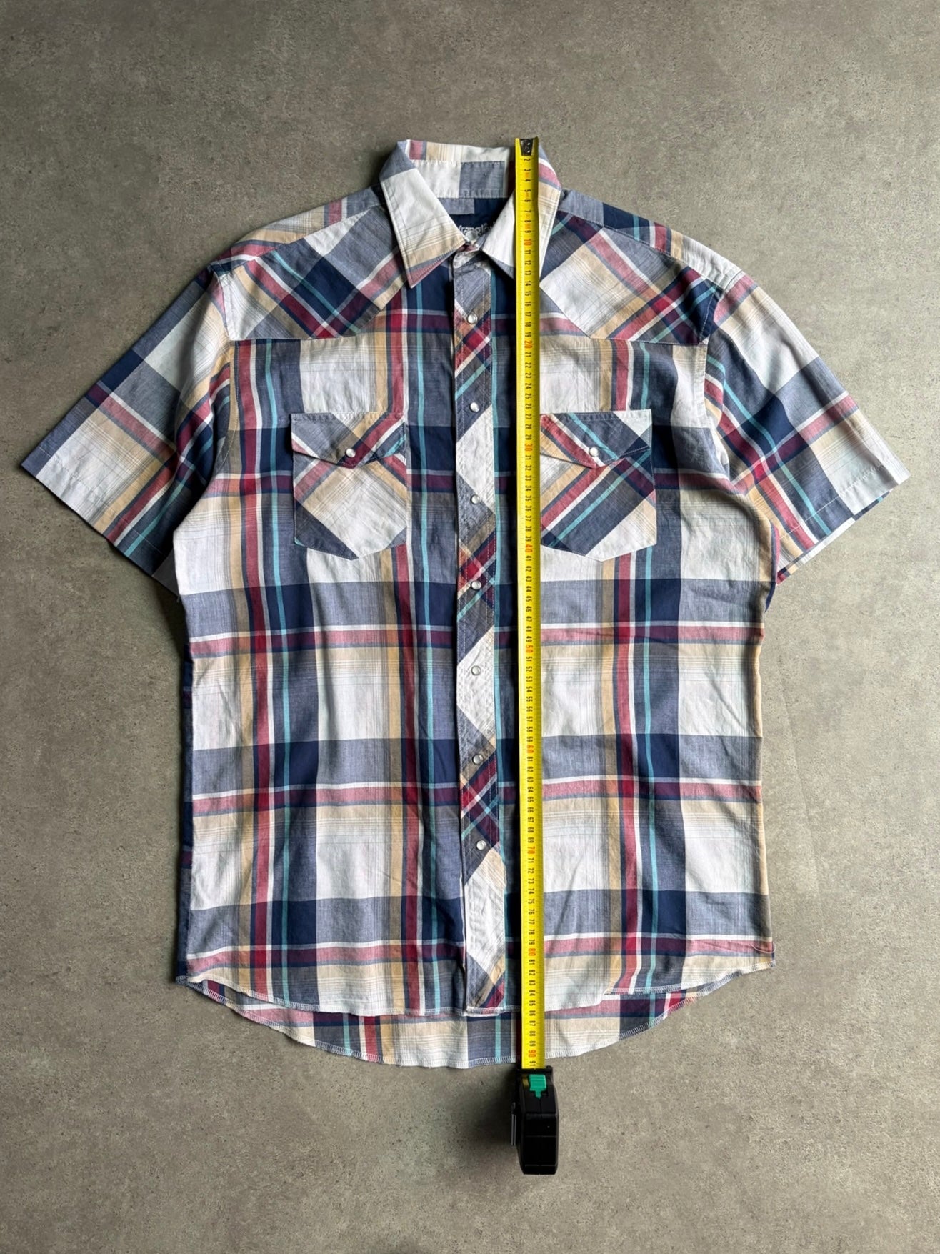 מכופתרת Wrangler משובצת וינטג׳ - XL