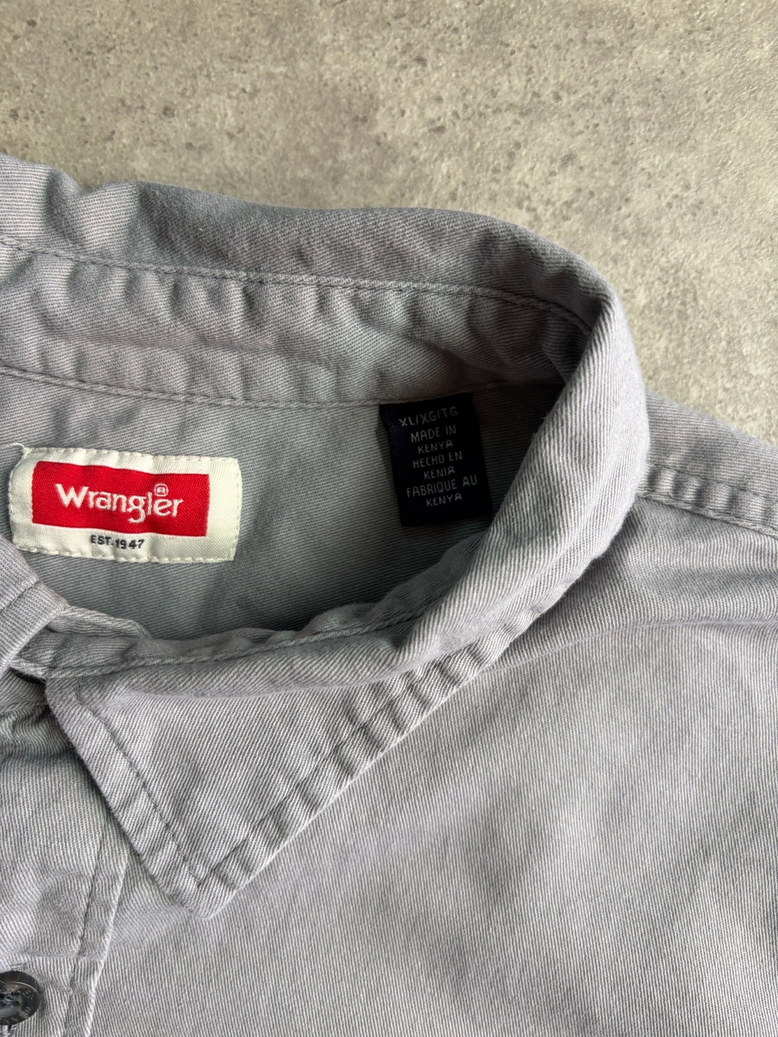 חולצת עבודה Wrangler וינטג׳ - XXL