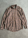 חולצת פלנל משובצת Wrangler וינטג׳ - L