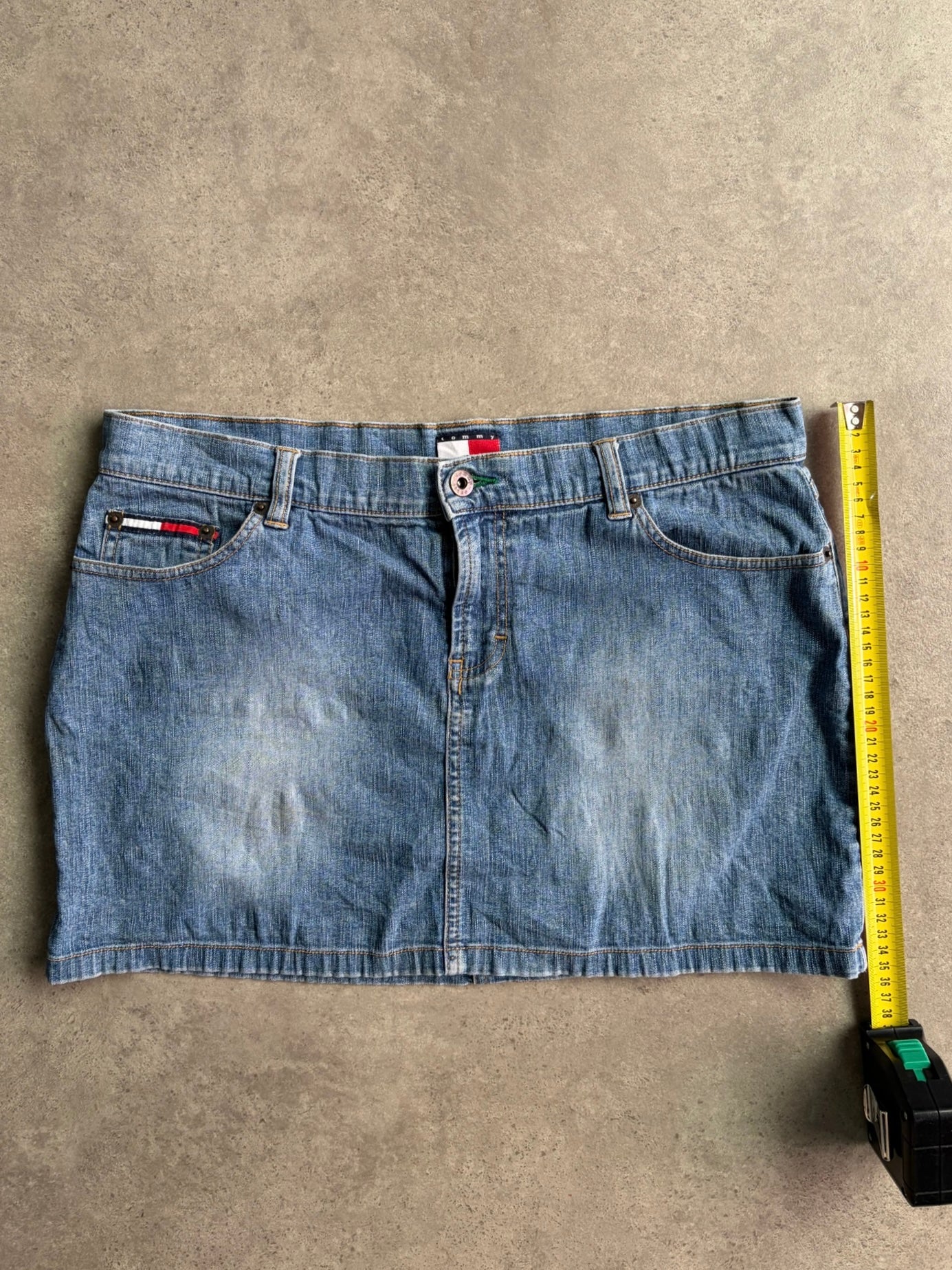 חצאית מיני Tommy Hilfiger ג׳ינס וינטג׳ - 34