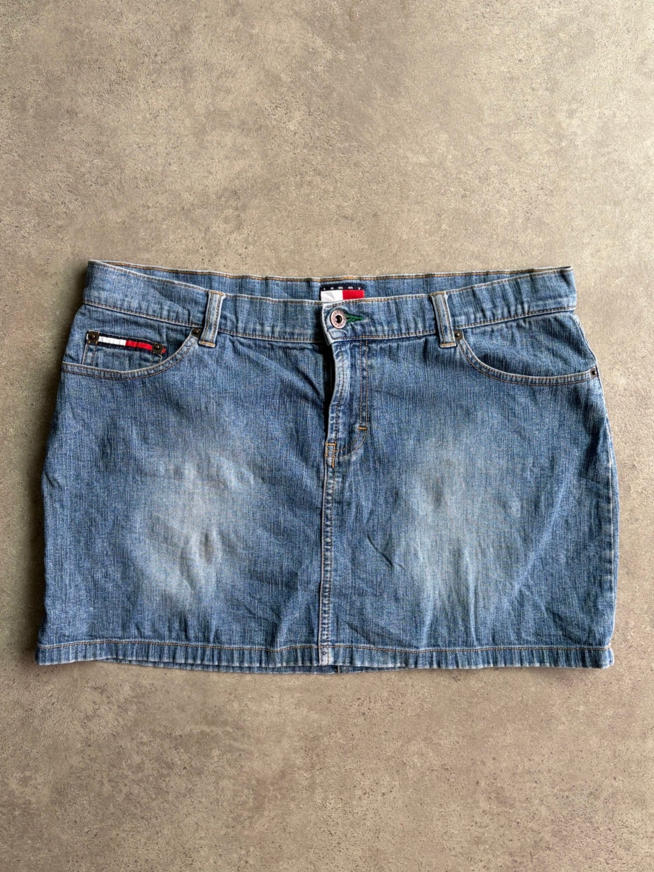 חצאית מיני Tommy Hilfiger ג׳ינס וינטג׳ - 34