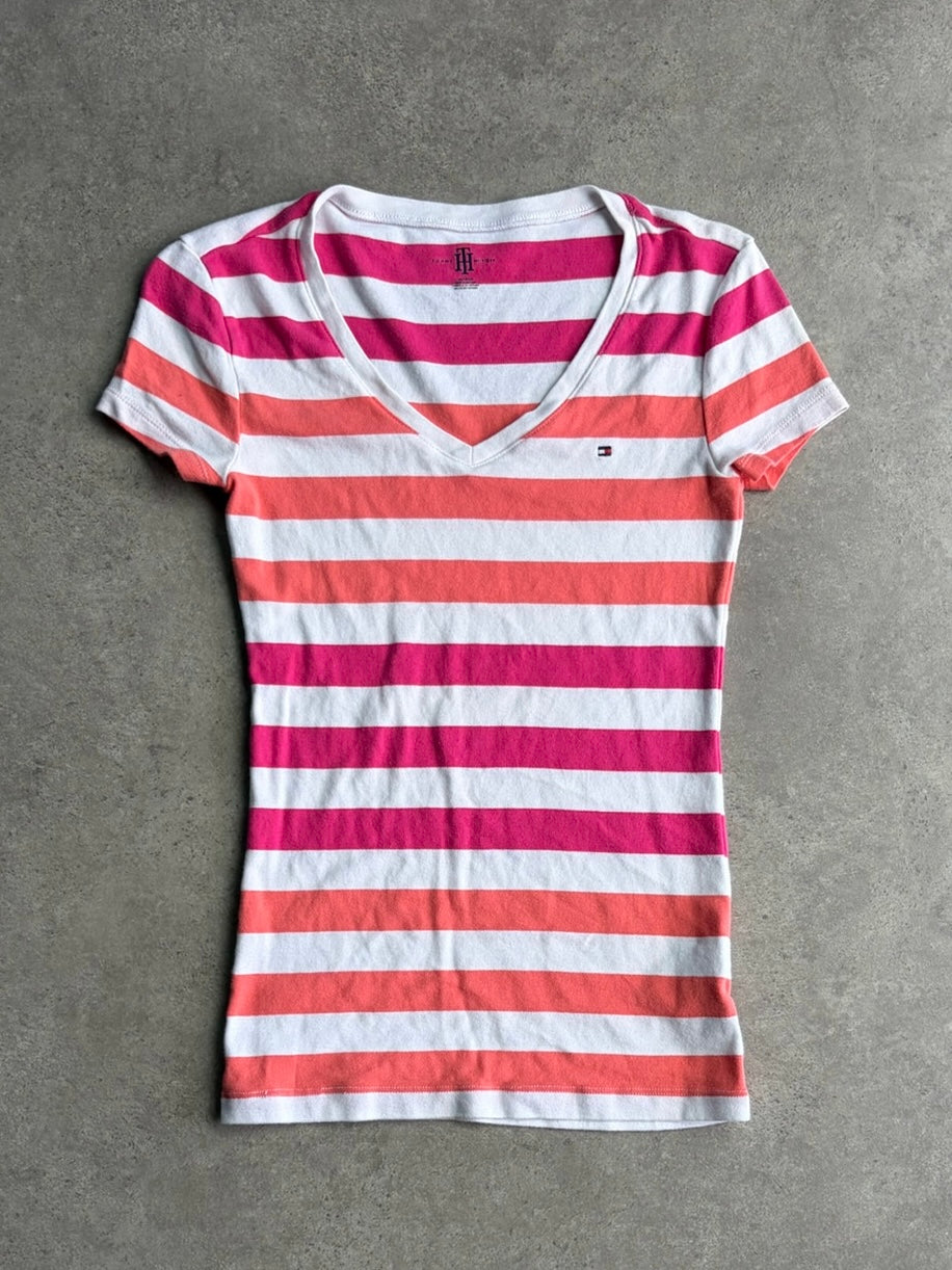 טי שירט Tommy Hilfiger פסים וינטג׳ - XXS