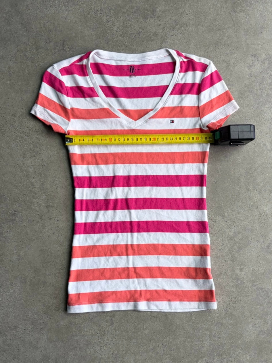 טי שירט Tommy Hilfiger פסים וינטג׳ - XXS