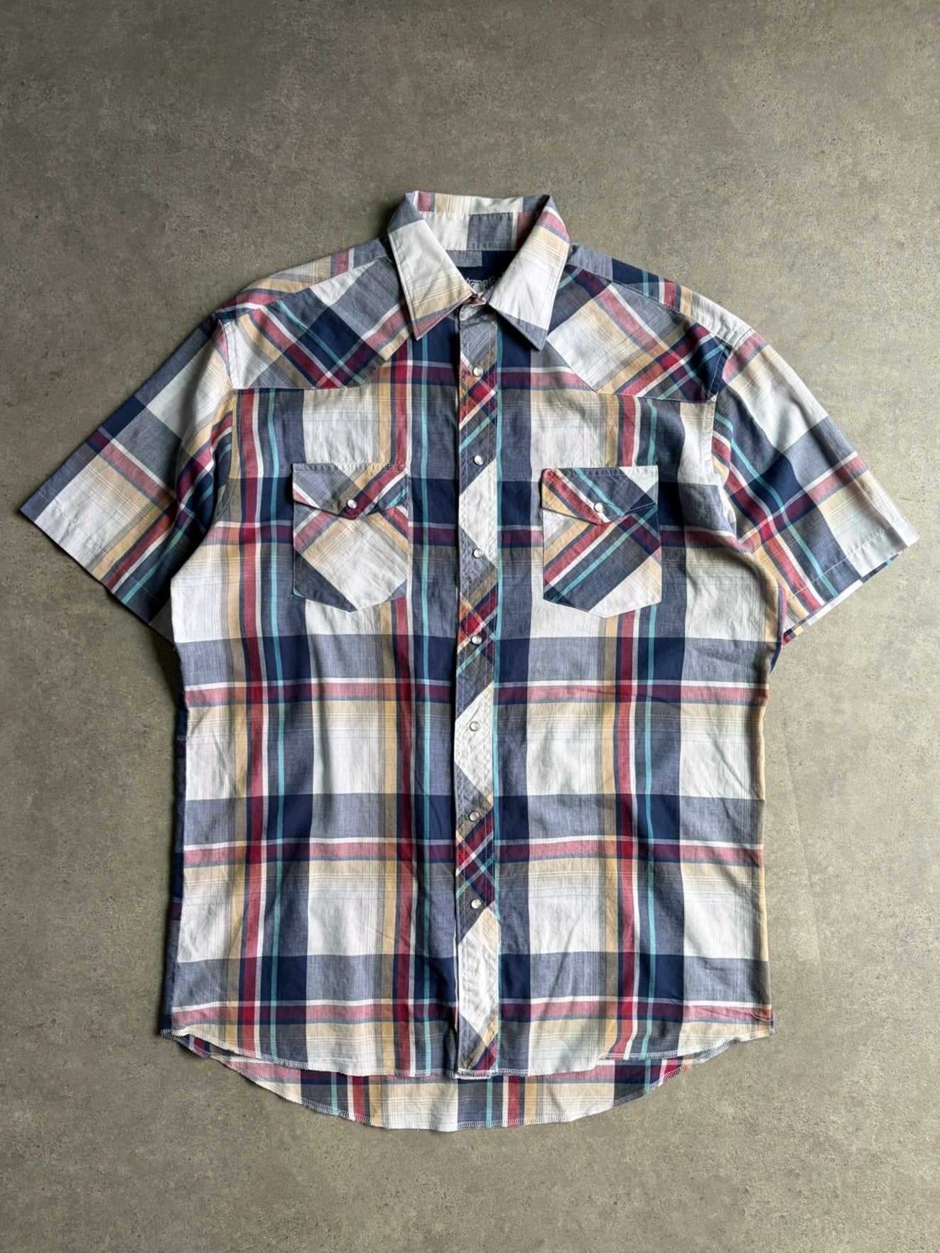 מכופתרת Wrangler משובצת וינטג׳ - XL