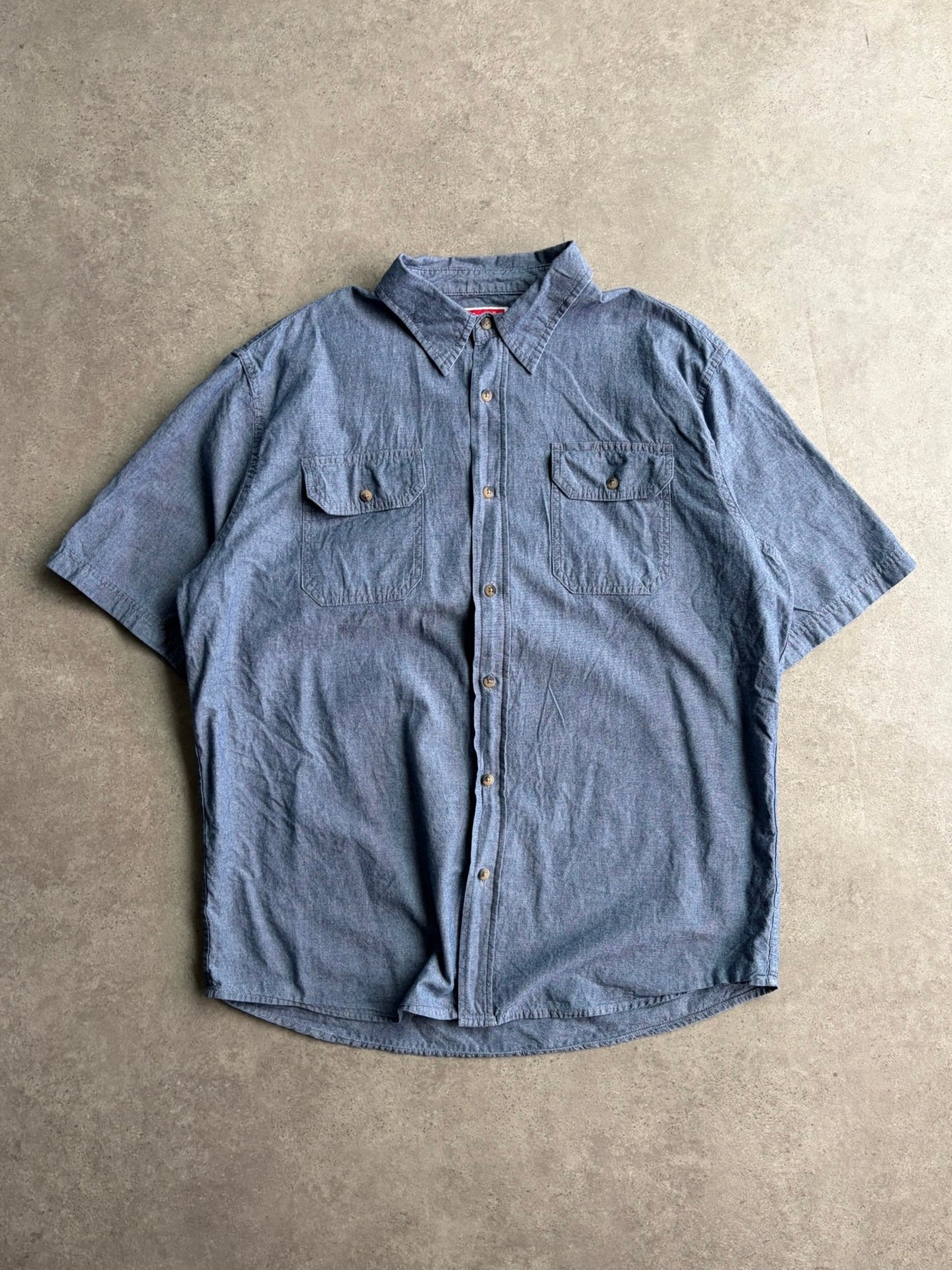 חולצת עבודה Wrangler מכופתרת וינטג׳ - XL