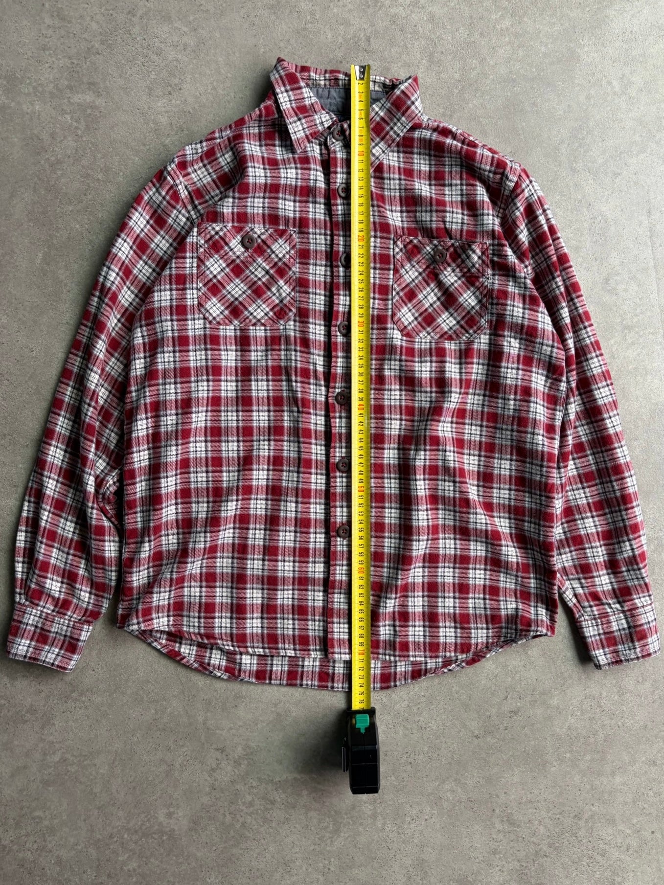 חולצת פלנל Wrangler משובצת וינטג׳ - M