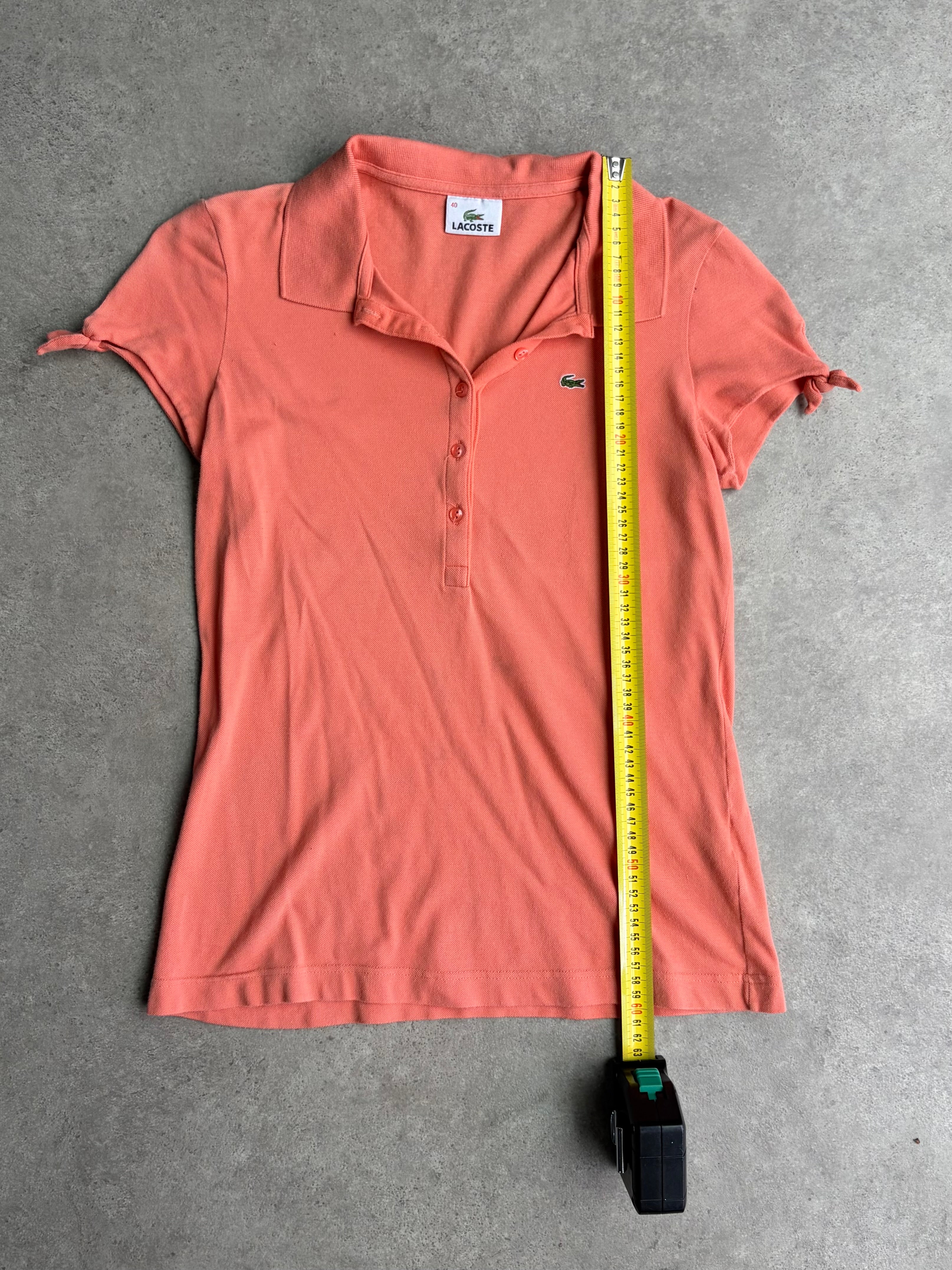 פולו Lacoste כתומה וינטג׳ - XS