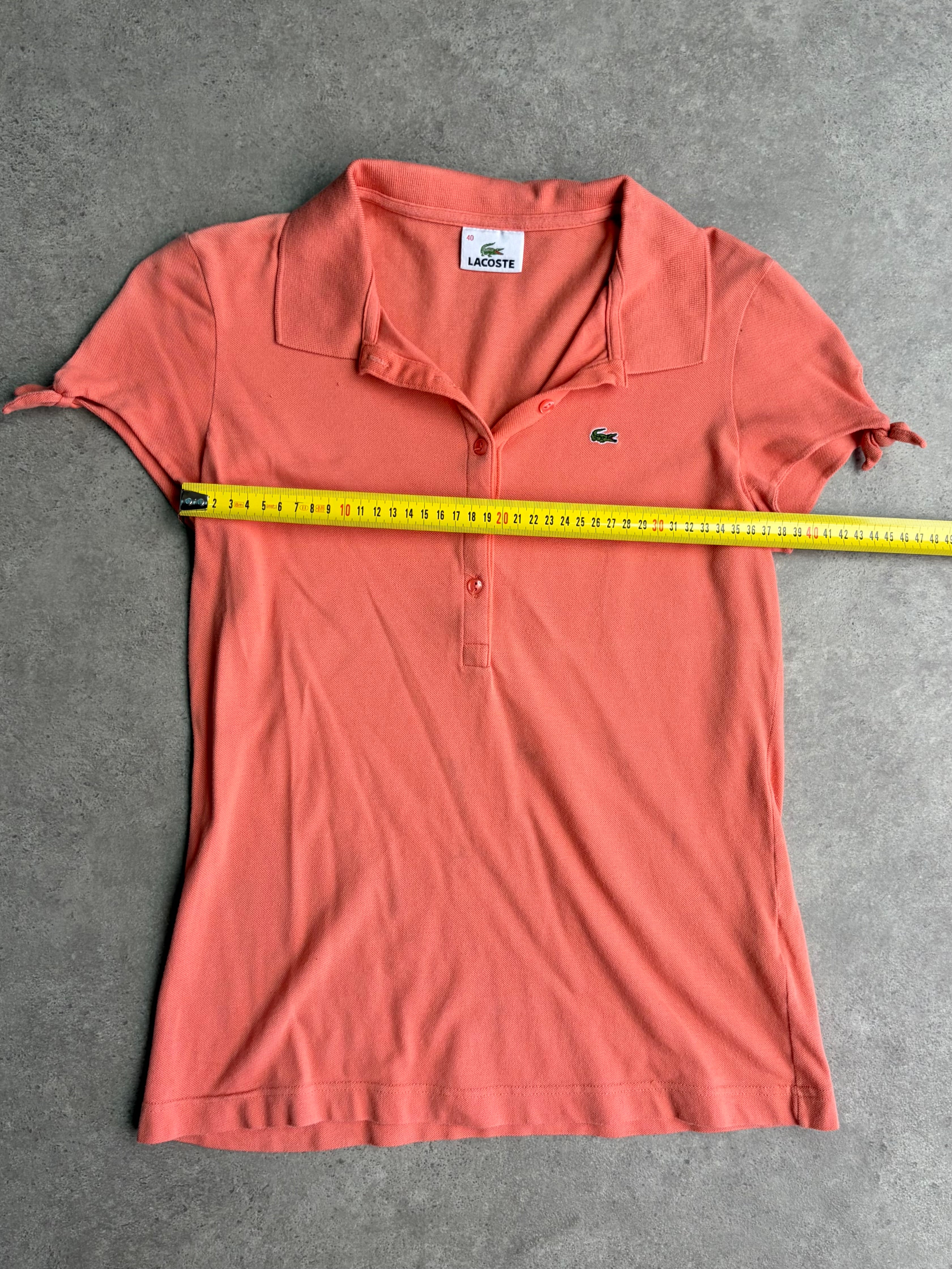 פולו Lacoste כתומה וינטג׳ - XS