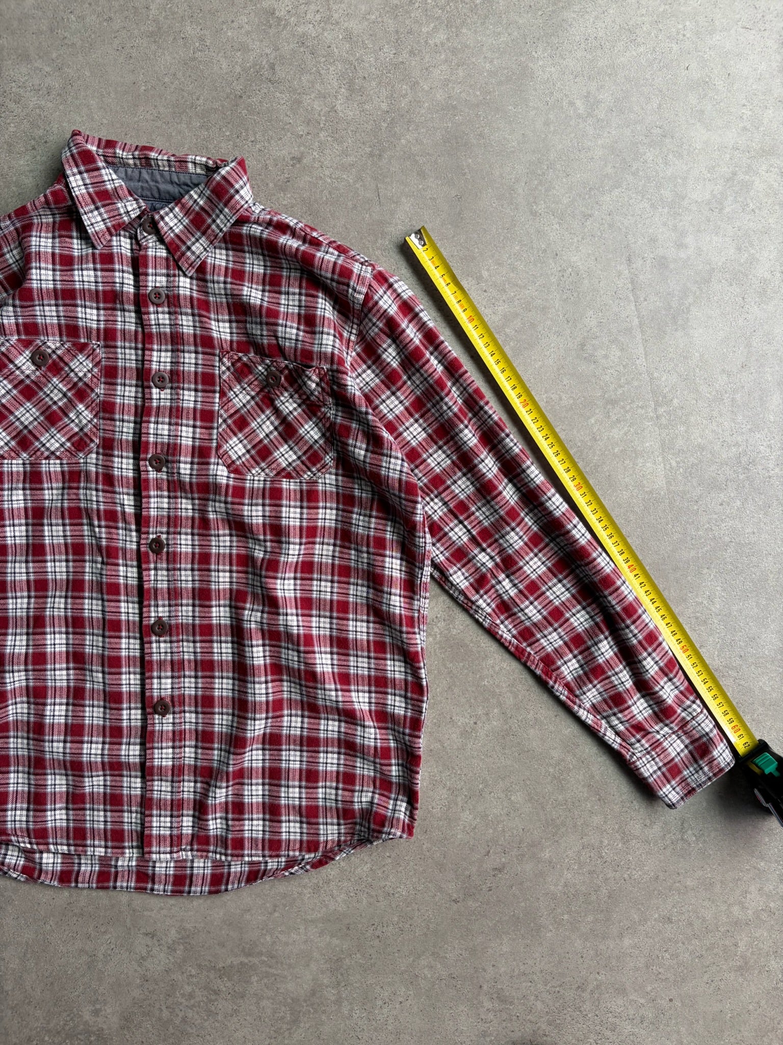 חולצת פלנל Wrangler משובצת וינטג׳ - M