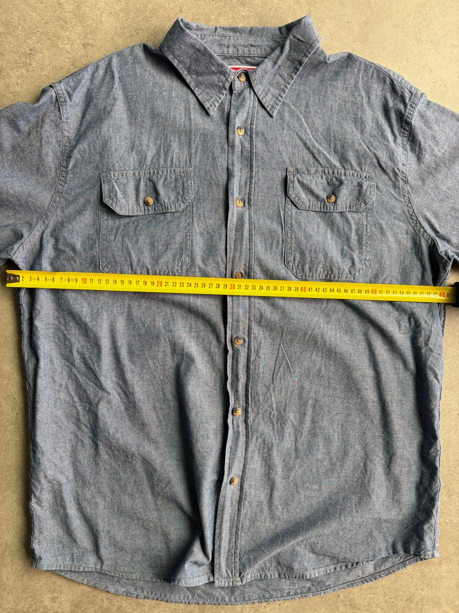 חולצת עבודה Wrangler מכופתרת וינטג׳ - XL